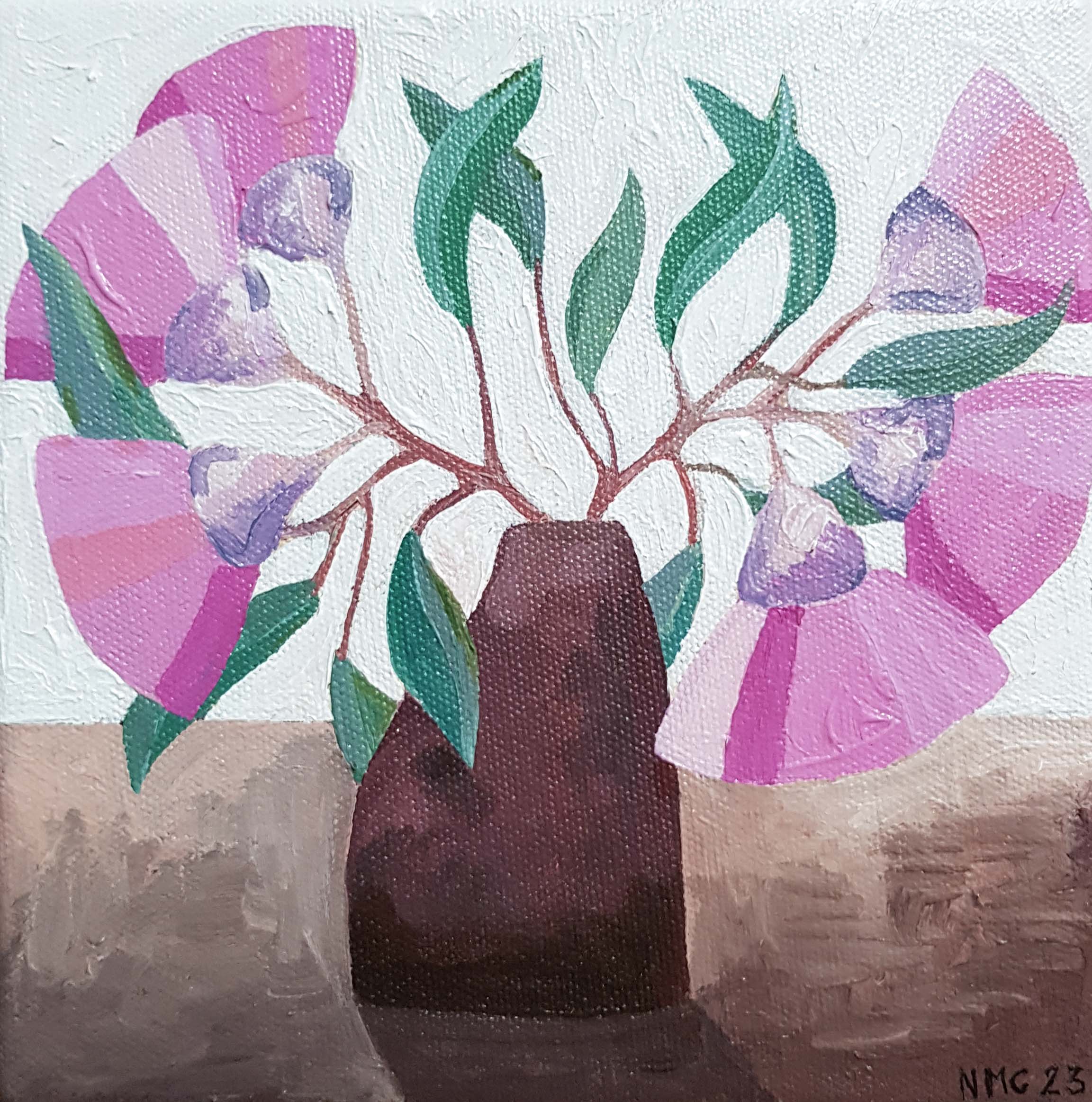 Sweet Eucalyptus By Nicola Cowie Acrylic