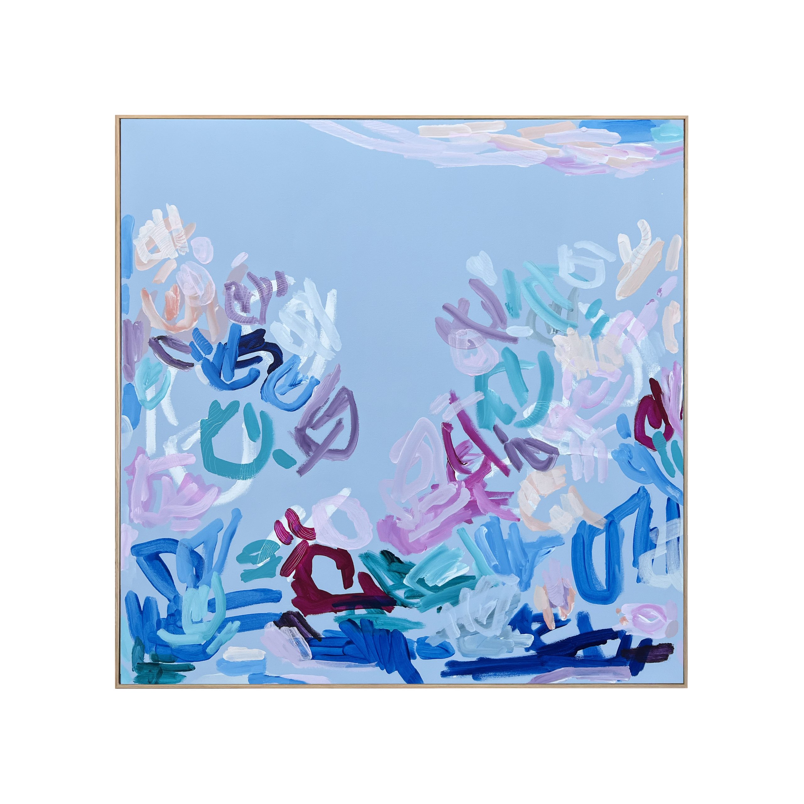 Together Rebecca Koerting Modern Abstract Frame