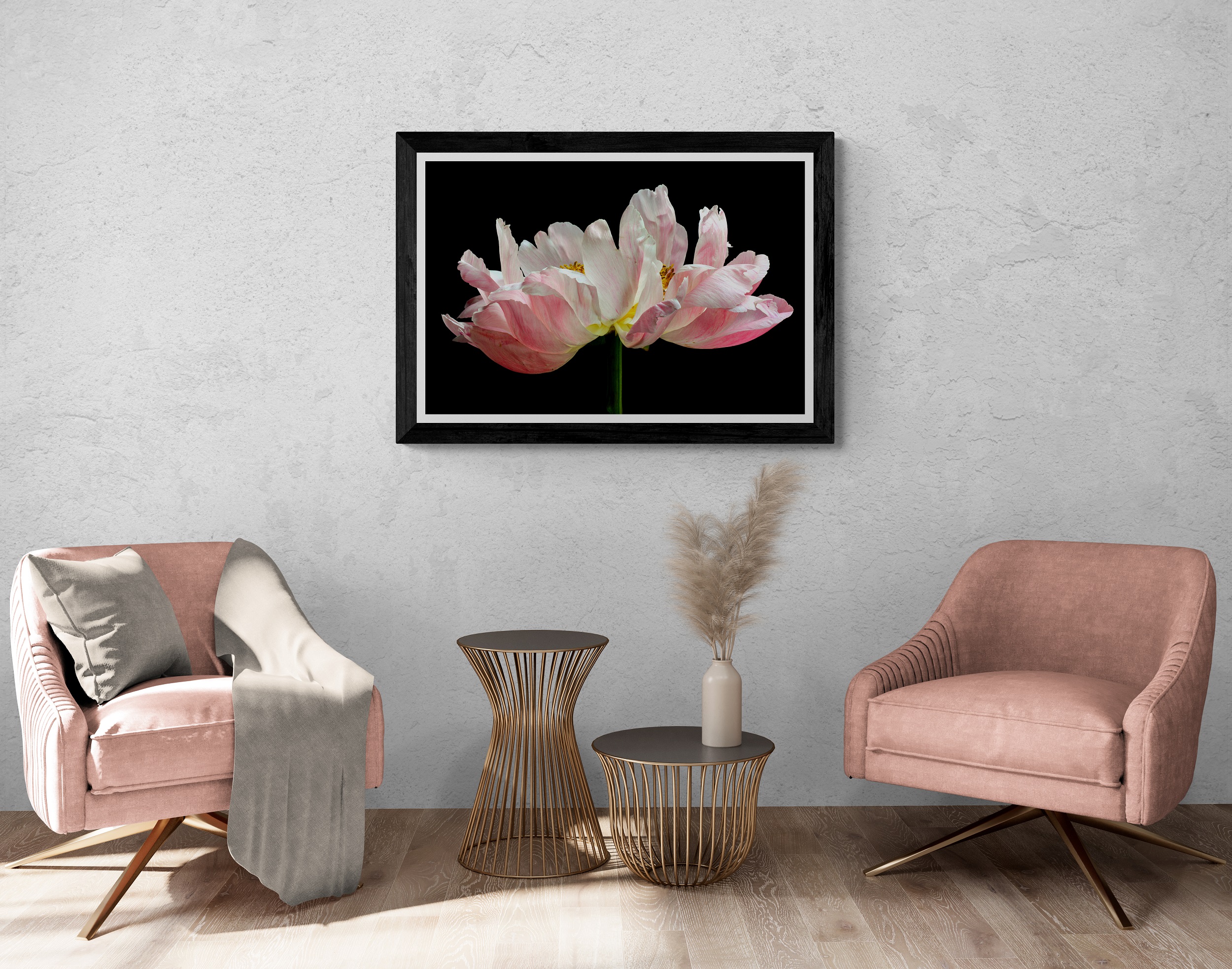 Fancy Armchairs With Side Tables (1)