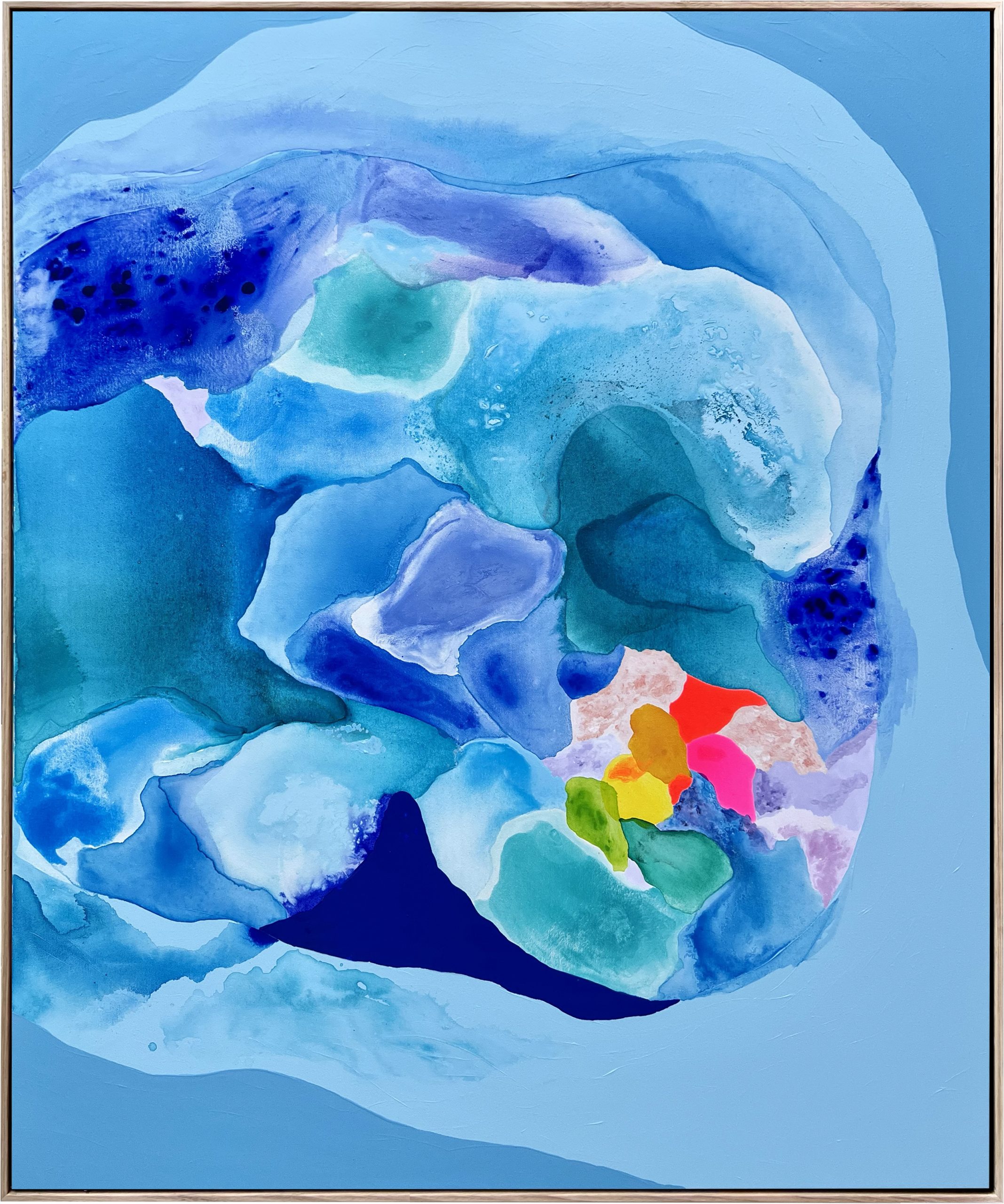 Beyond The Blue Rebecca Koerting Australian Abstract Artist Naturalframear