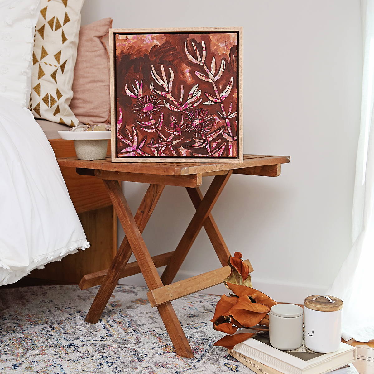 14 Pigface Moment Ii Smith & Brooks Art Abstract Landscape Floral Art Coastal Style Beach Interiors Ready To Hang Australian Art