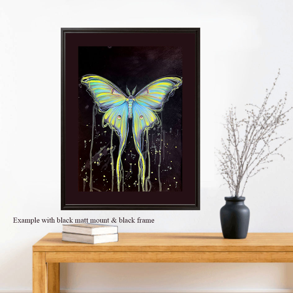 Sydney Artist Leni Kae 2 Luna Moth Interior Design Setup