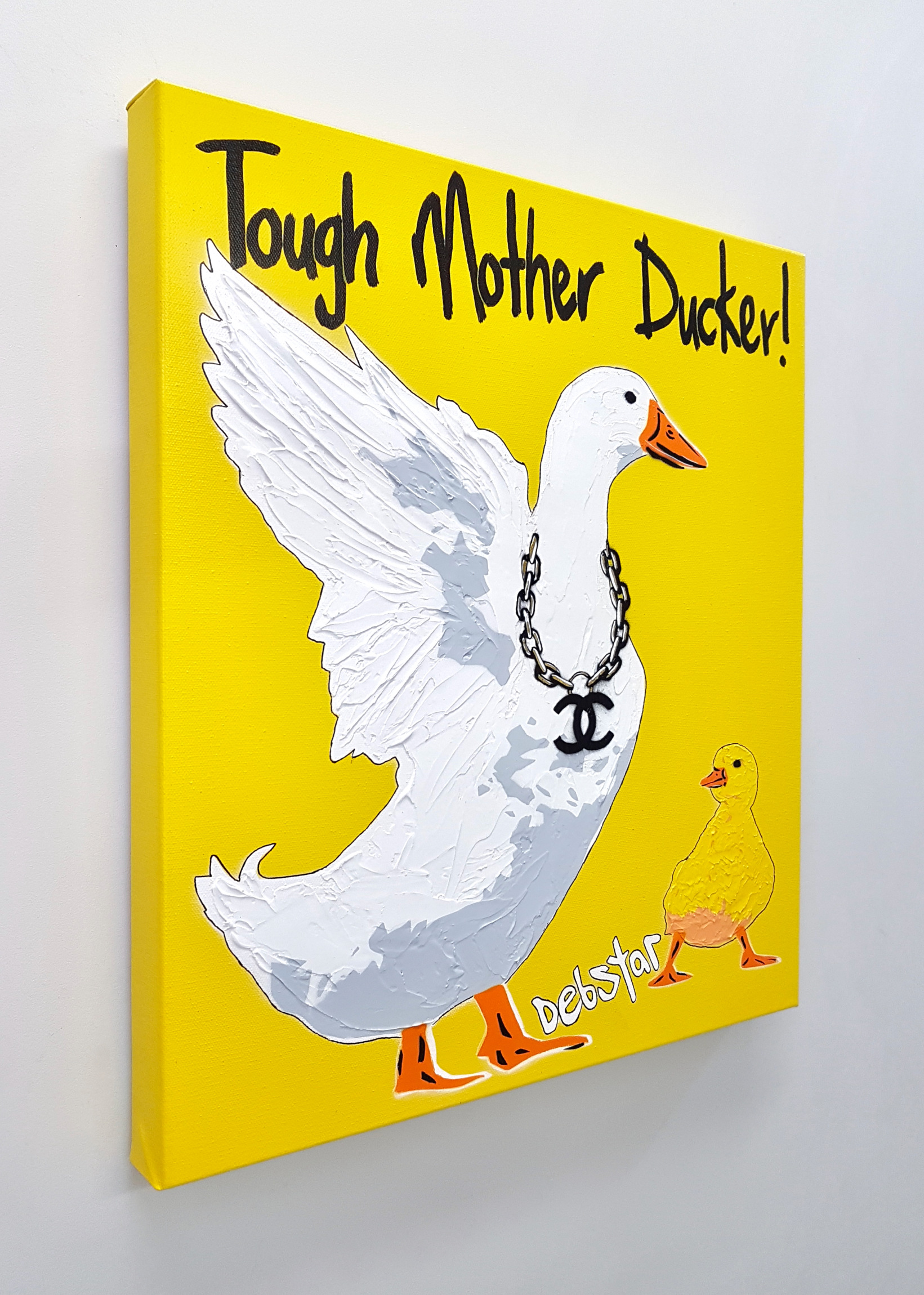 Tough Mother Ducker Pop Art Deborah Lang Art Urban Canvas 3