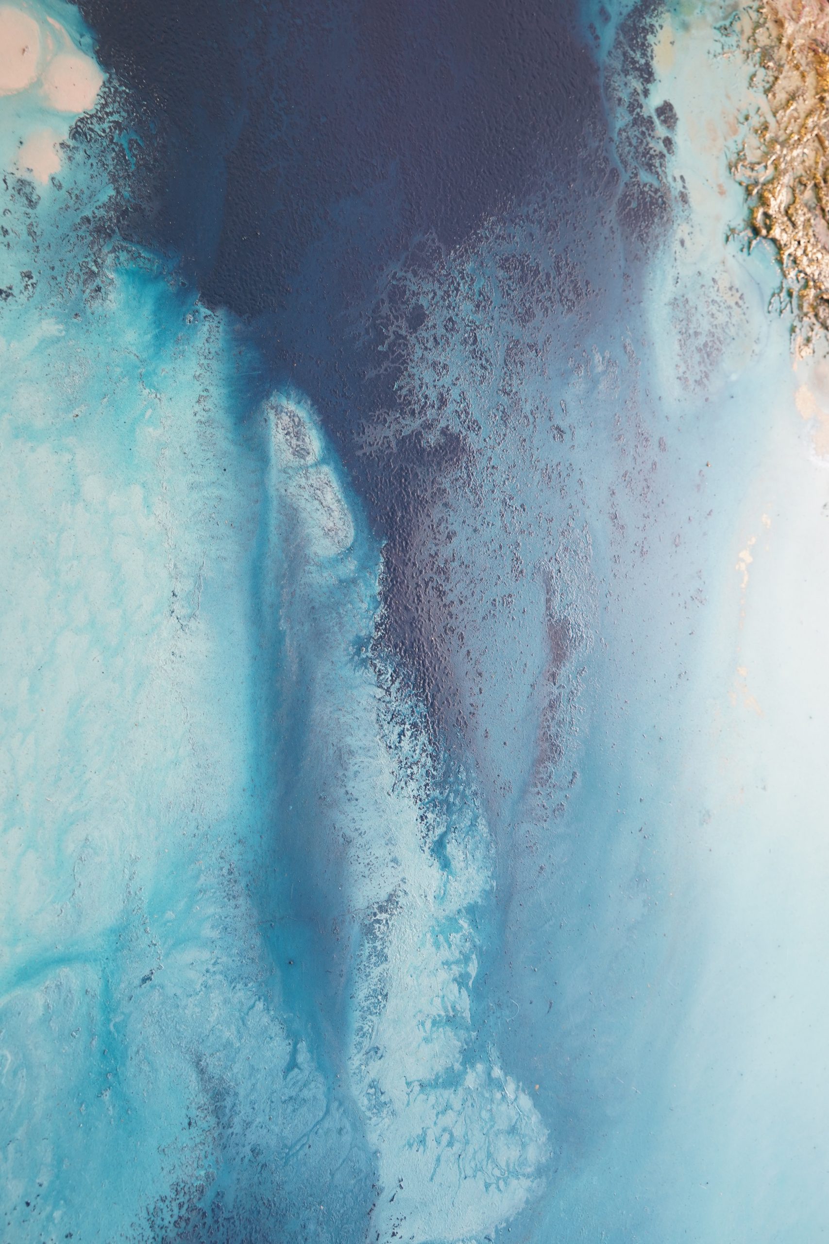 Blue Abstract Wall Art Petra Meikle De Vlasfile7