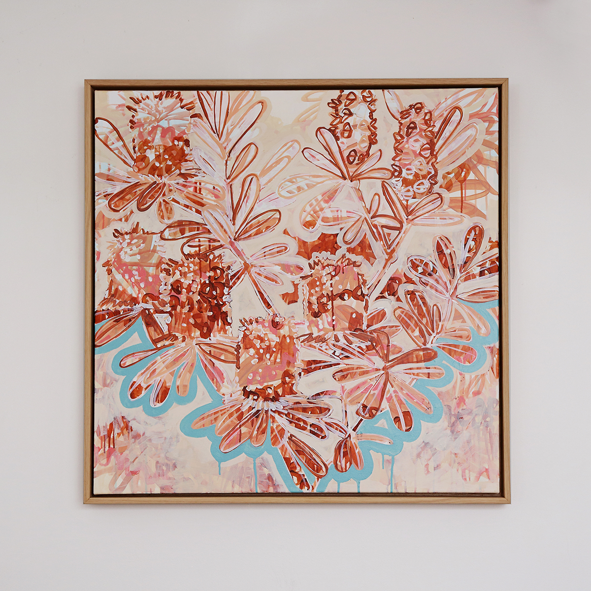 13 Coastal Banksia Form Ii Smith & Brooks Art Abstract Landscape Floral Art Coastal Style Beach Interiors Ready To Hang Australian Art