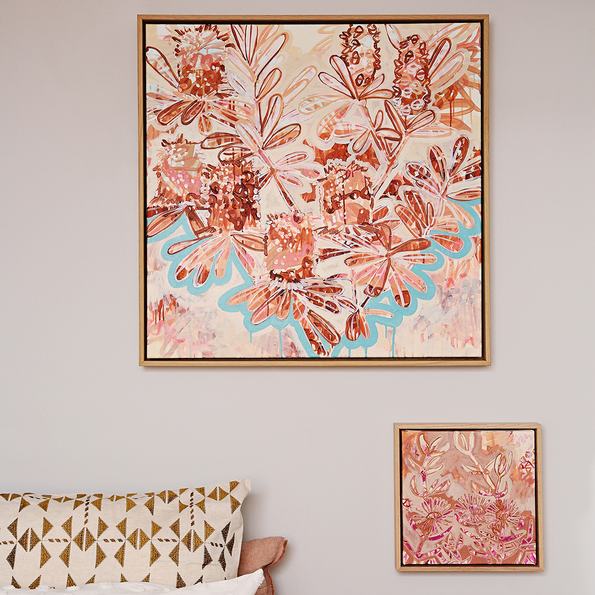 23 Coastal Artworks Smith & Brooks Art Abstract Landscape Floral Art Coastal Style Beach Interiors Ready To Hang Australian Art