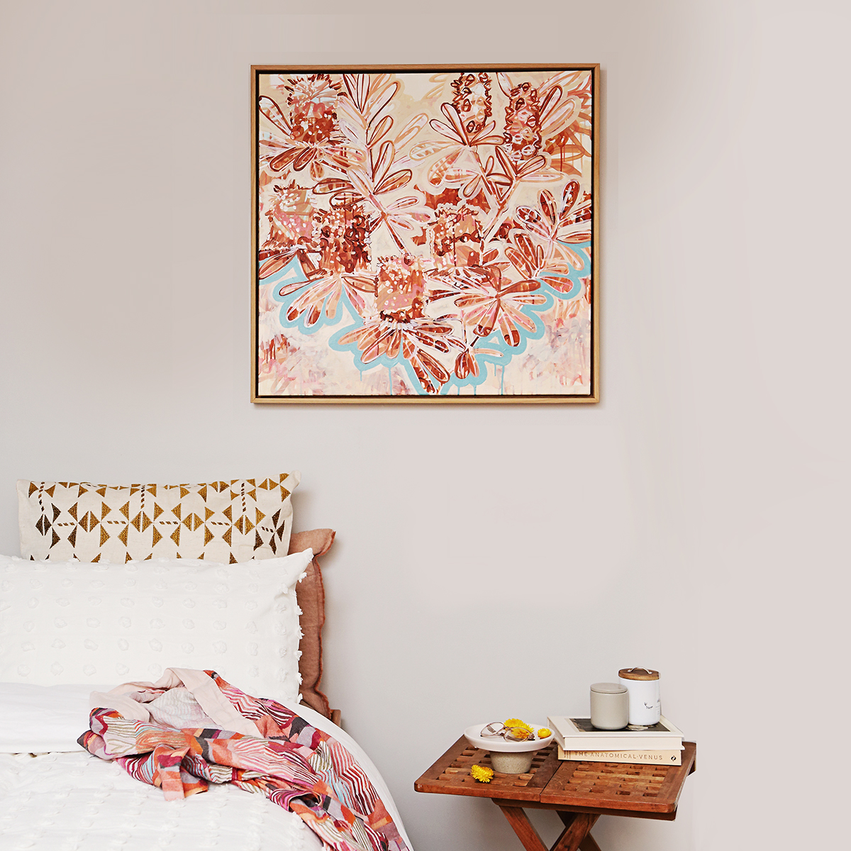 28 Coastal Banksia Form Ii Smith & Brooks Art Abstract Landscape Floral Art Coastal Style Beach Interiors Ready To Hang Australian Art