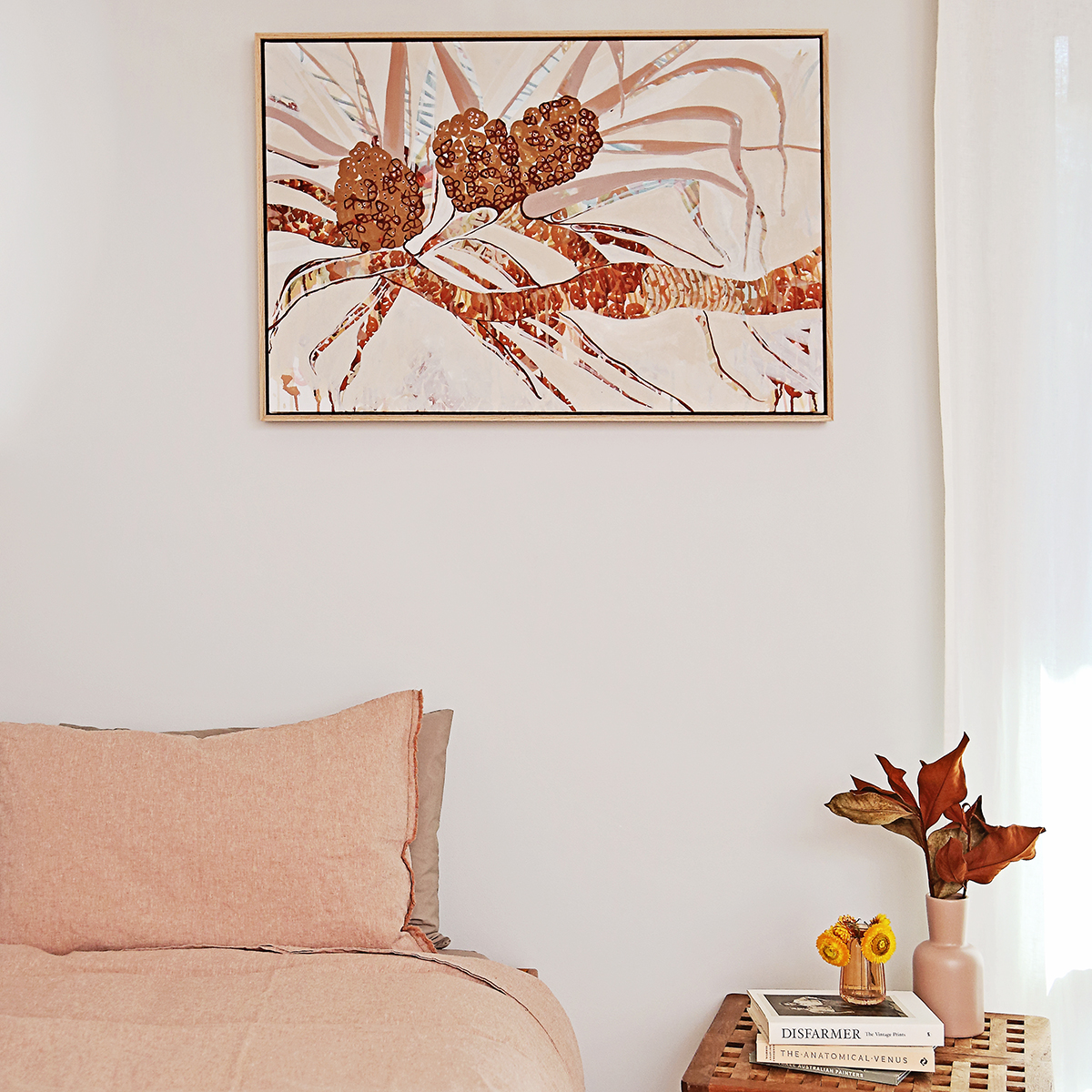 02 Pandanus Moment I Smith & Brooks Art Abstract Landscape Floral Art Coastal Style Beach Interiors Ready To Hang Australian Art