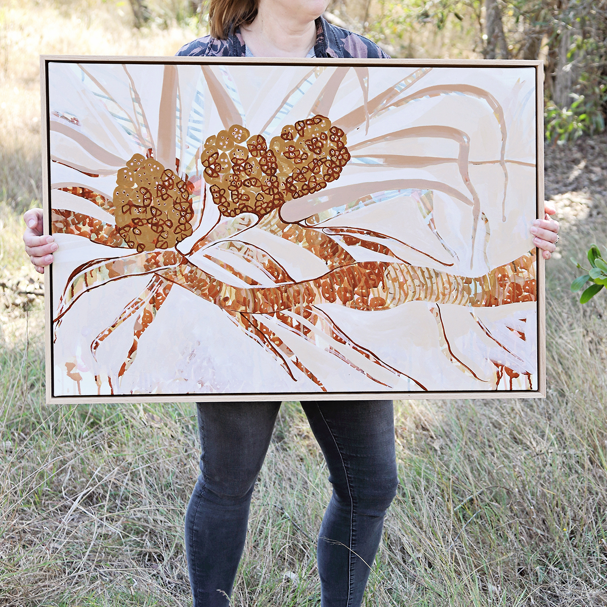 20 Pandanus Moment Ii Smith & Brooks Art Abstract Landscape Floral Art Coastal Style Beach Interiors Ready To Hang Australian Art