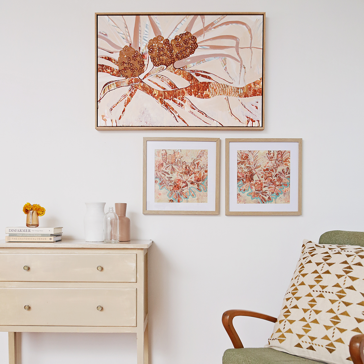 21 Pandanus Moment Ii Smith & Brooks Art Abstract Landscape Floral Art Coastal Style Beach Interiors Ready To Hang Australian Art