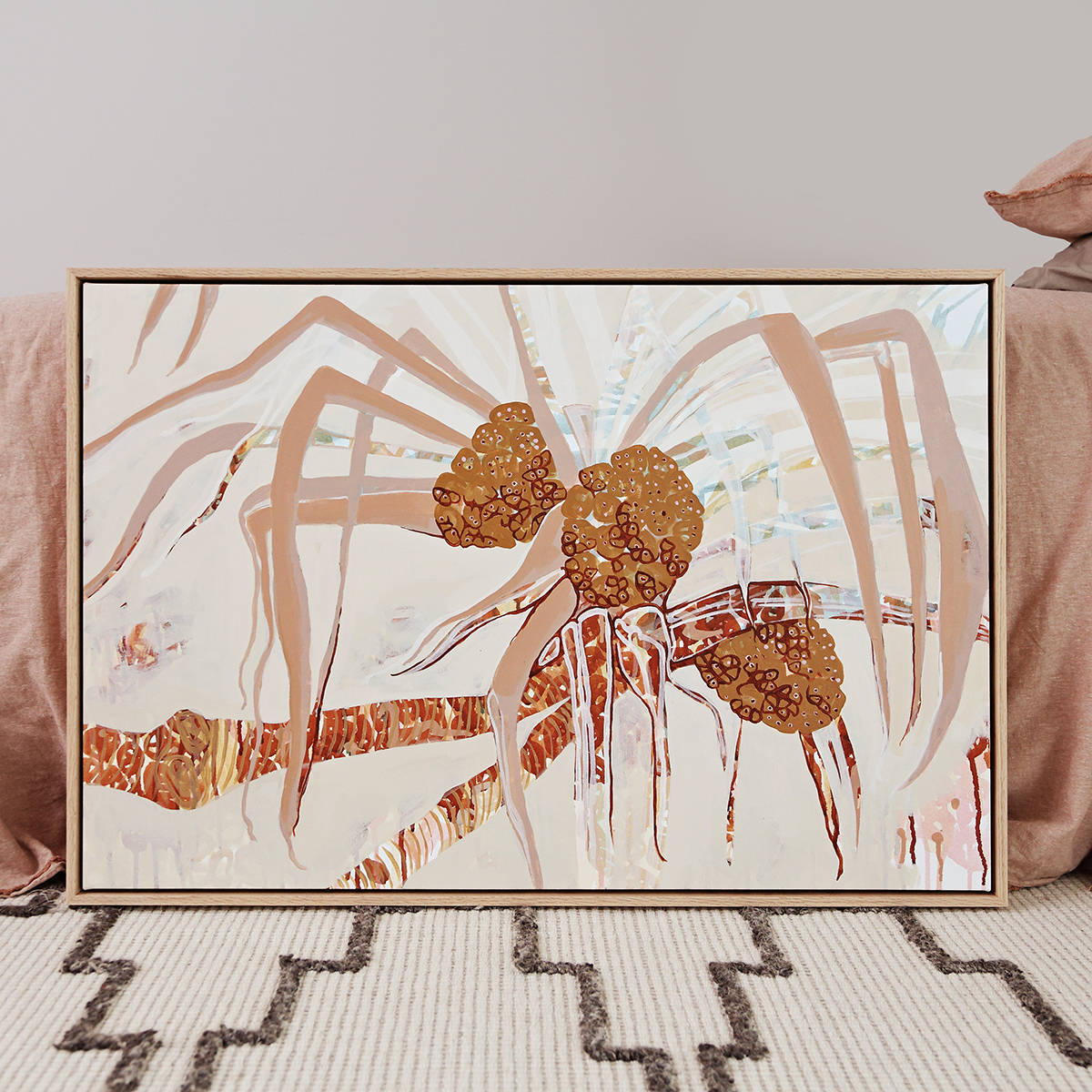 07 Pandanus Moment Ii Smith & Brooks Art Abstract Landscape Floral Art Coastal Style Beach Interiors Ready To Hang Australian Art