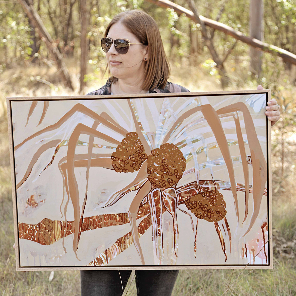 09 Pandanus Moment Ii Smith & Brooks Art Abstract Landscape Floral Art Coastal Style Beach Interiors Ready To Hang Australian Art