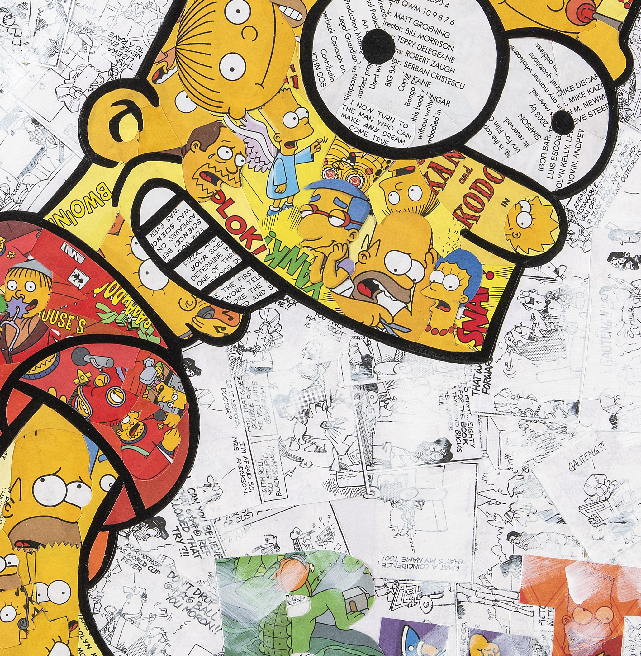 Sue Dowse Cheeky Bart Detail