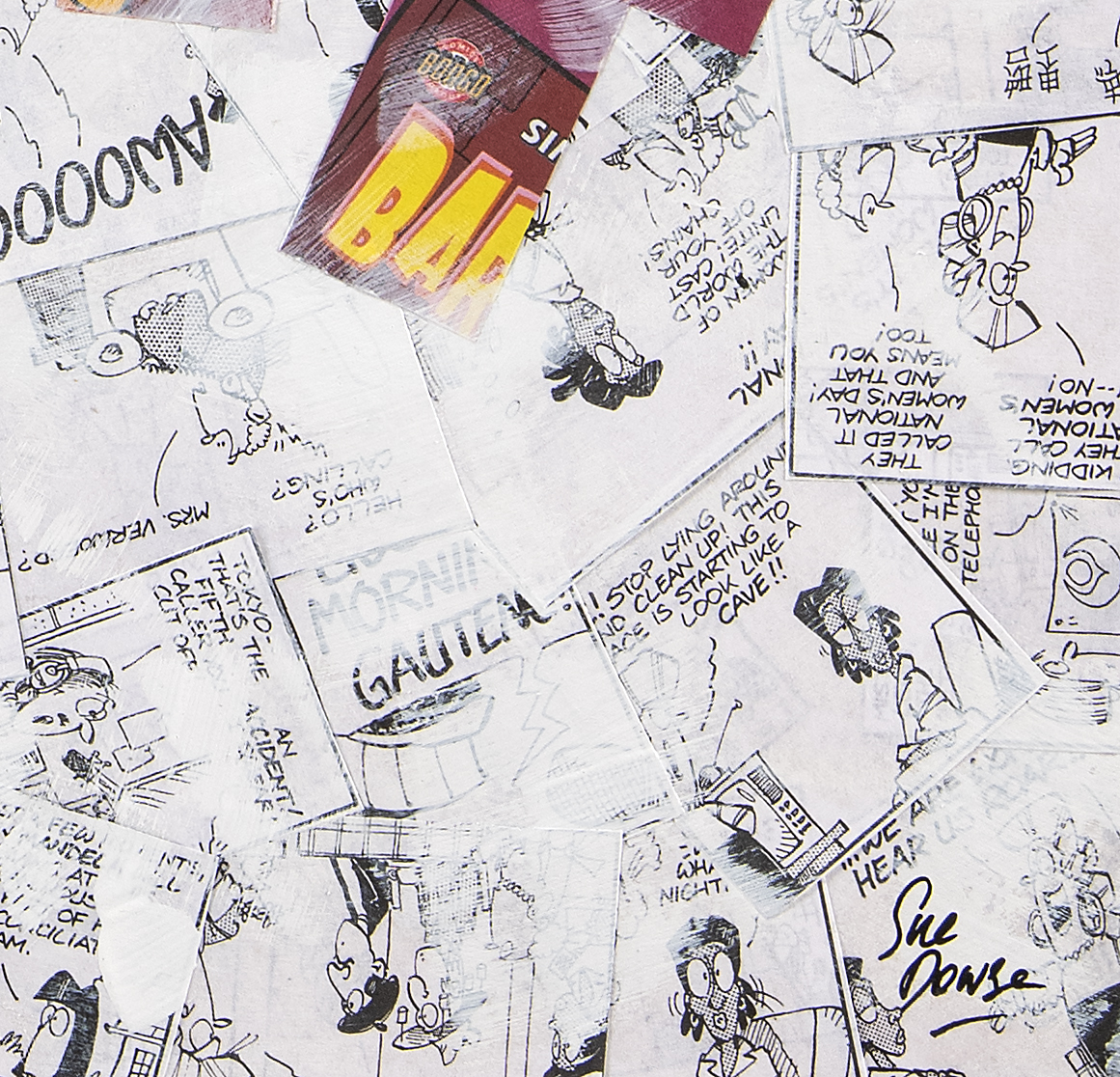 Sue Dowse Cheeky Bart Signature