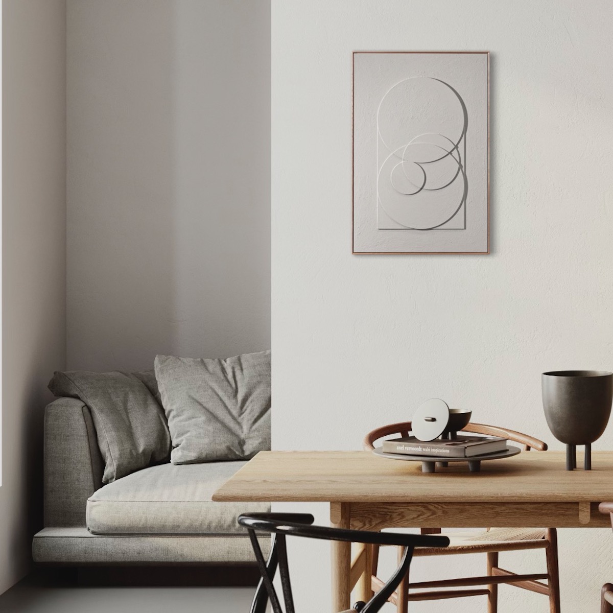 Open Mind Sureen Gouws Art Wall Relief Scuplture 2