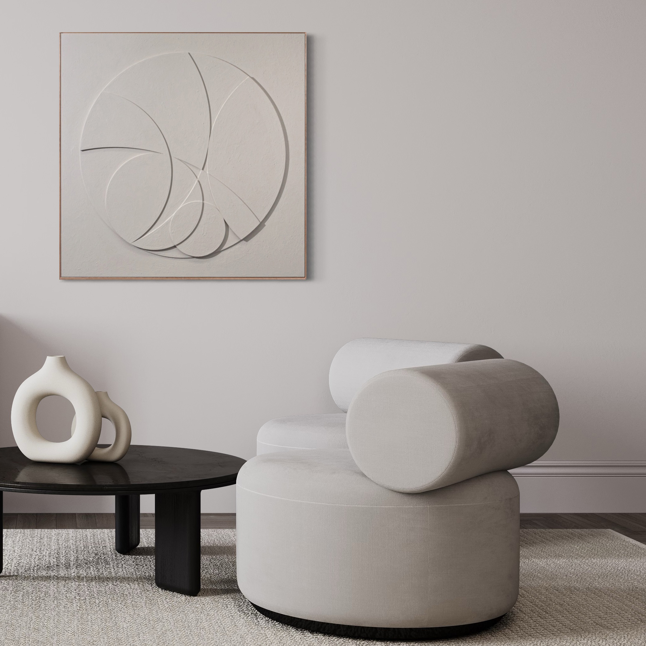 Full Moon Sureen Gouws Art Wall Sculpture2