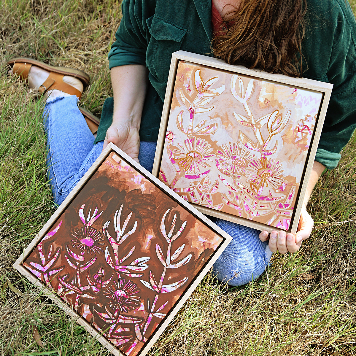 08 Coastal Artworks Smith & Brooks Art Abstract Landscape Floral Art Coastal Style Beach Interiors Ready To Hang Australian Art