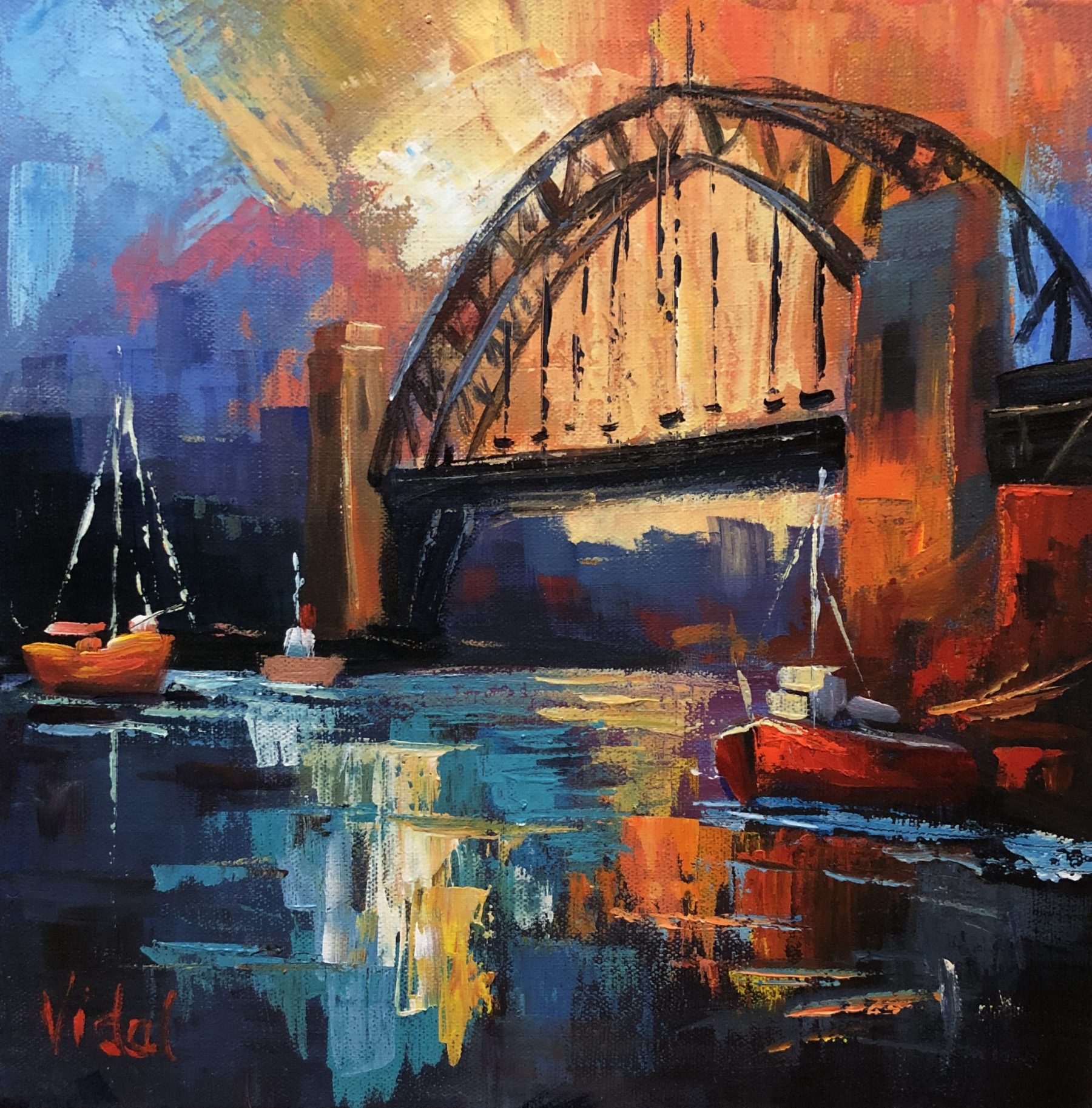 Impressions of Sydney Harbour Bridge Art Lovers Australia