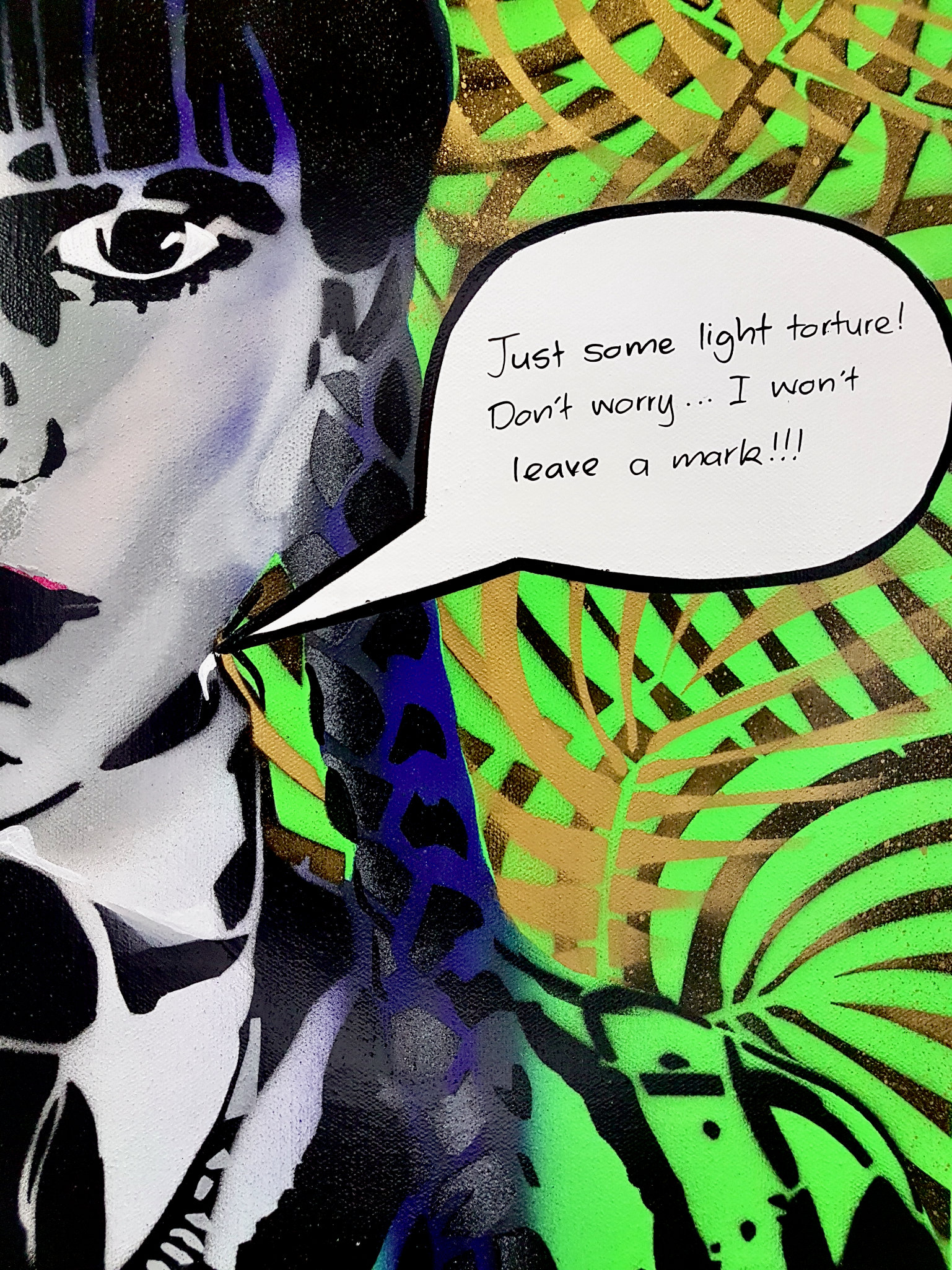 Wednesday Addama Family Pop Art Songbird Designz Deborah Lang Urban Art Canvas 4