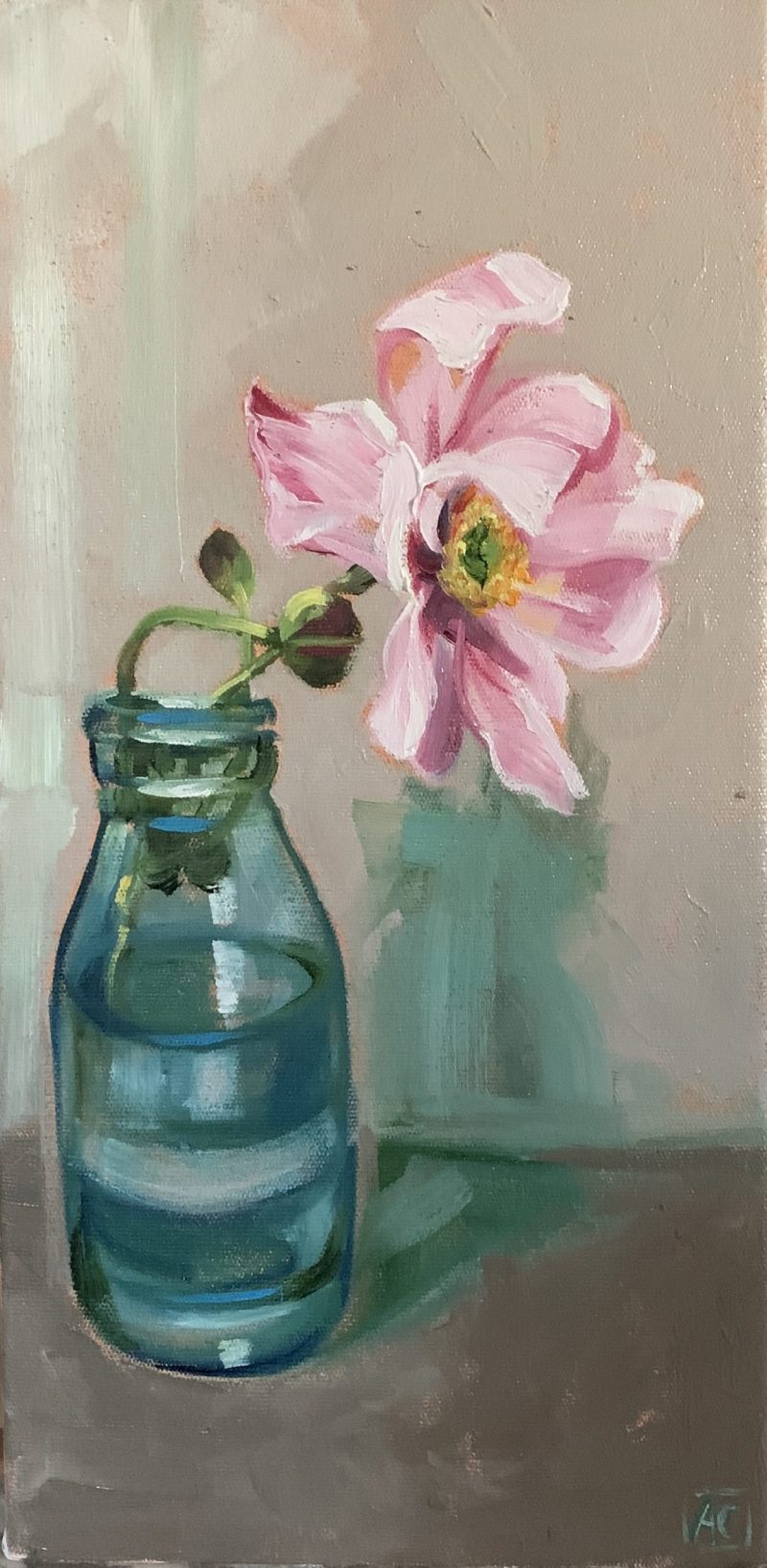 Windflower And Blue Glass 800x1636