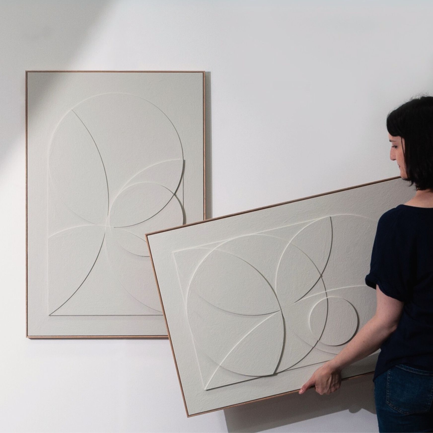 Sureen Gouws Art Blossom And Unfold Wall Relief Sculpture Art