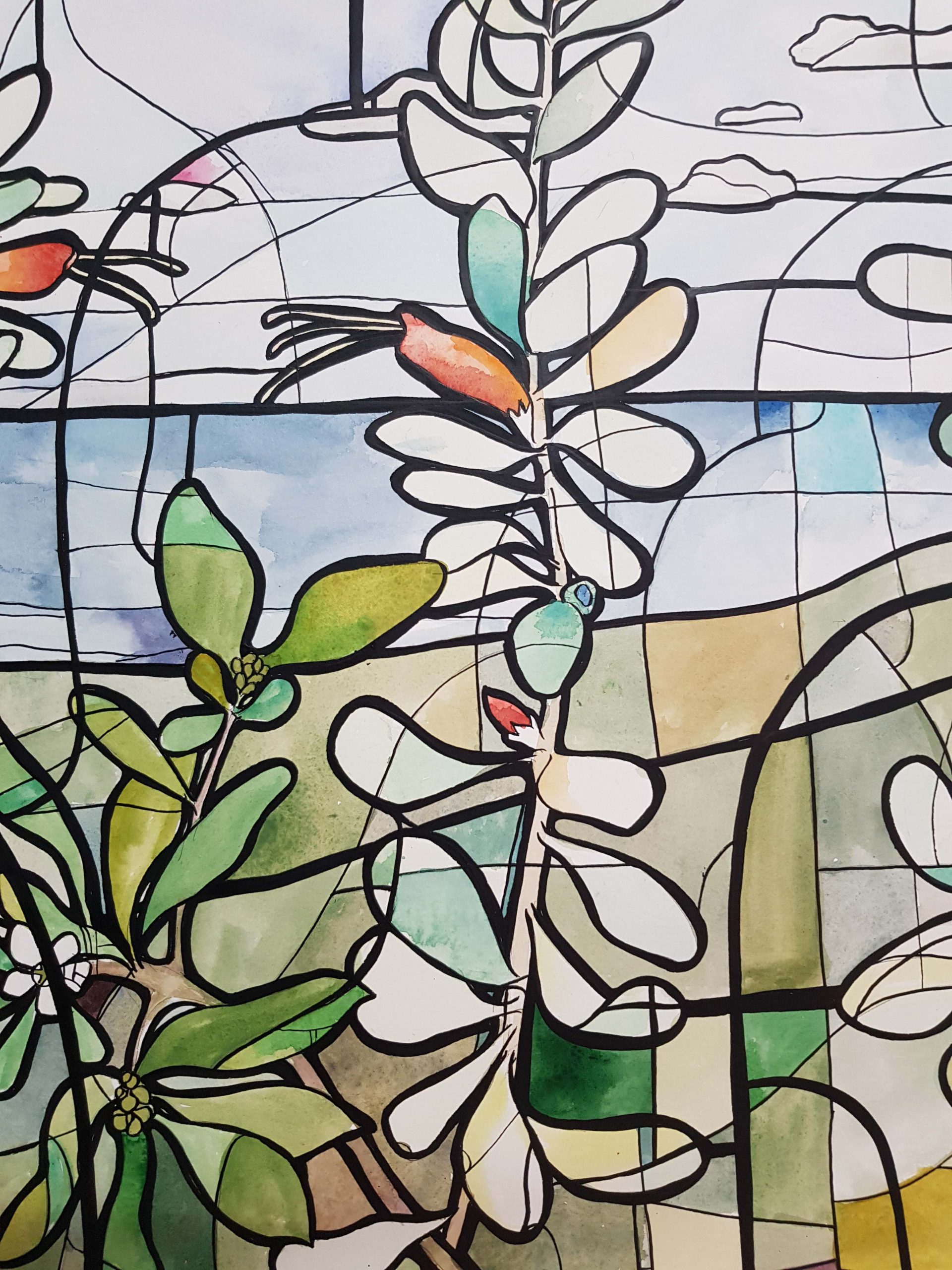 Over The Dunes By Nicola Cowie Beach