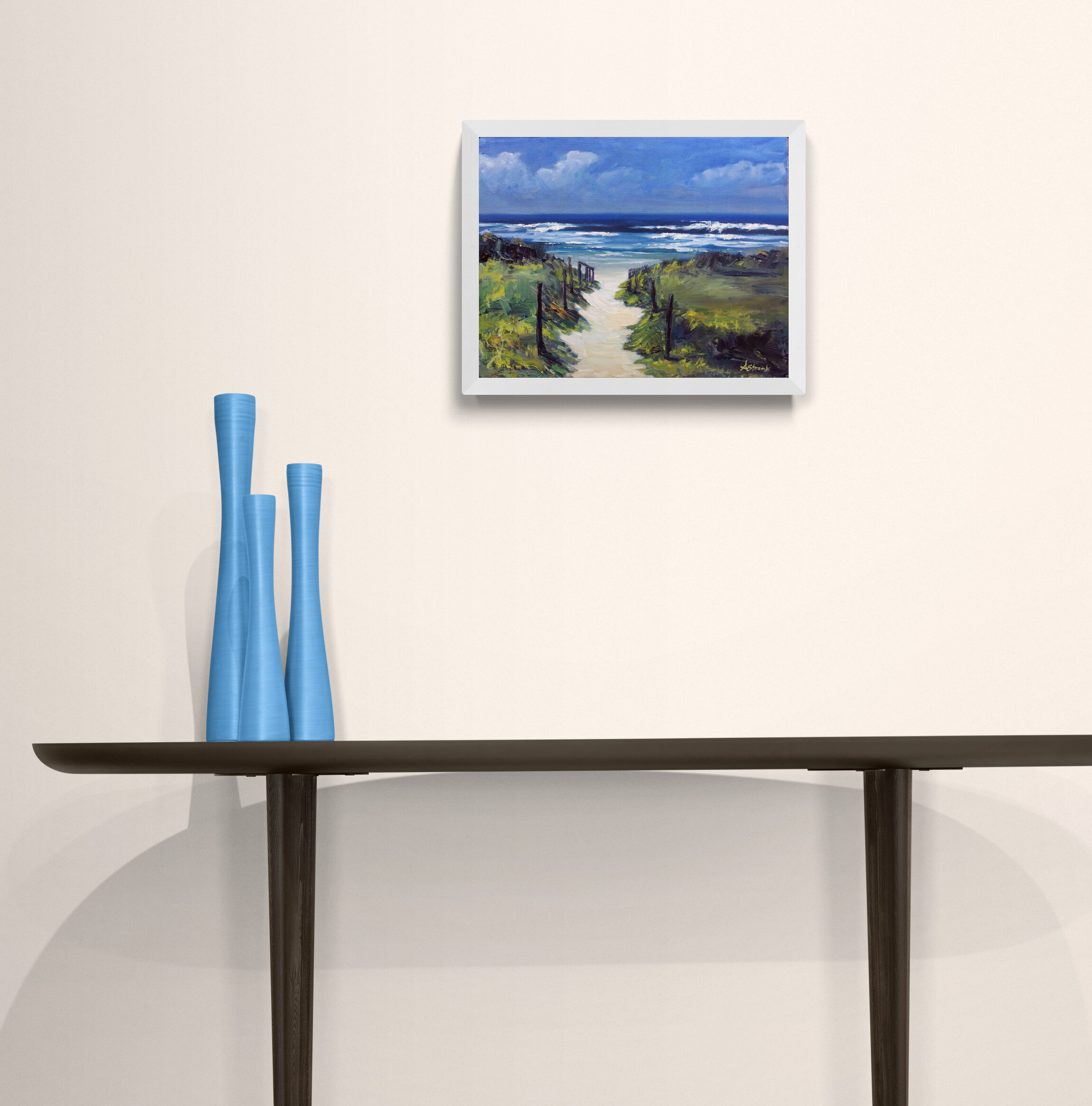 Stylish Ceramic Vases On Side Table (16)