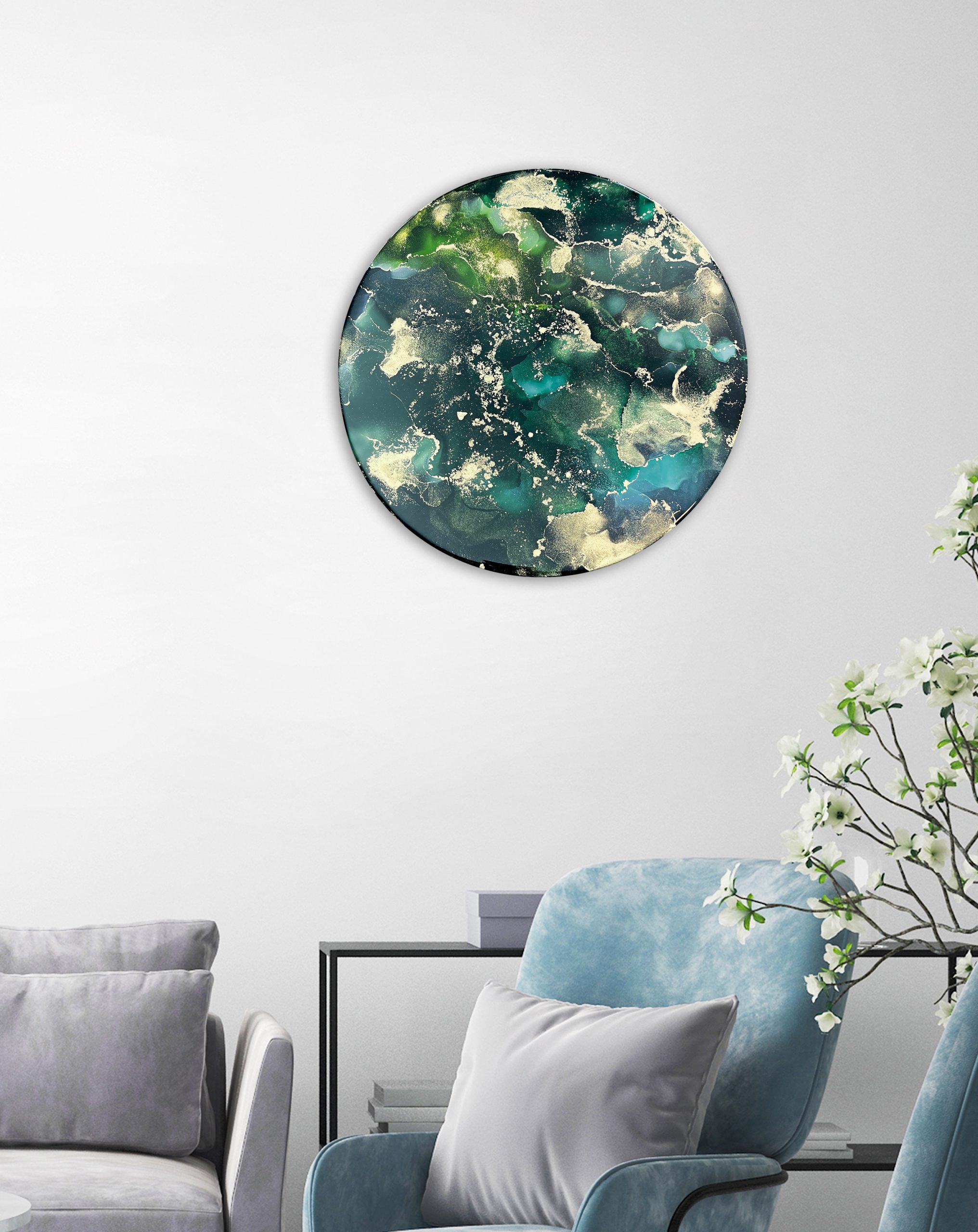 Turquoise Bliss On White Copy 2