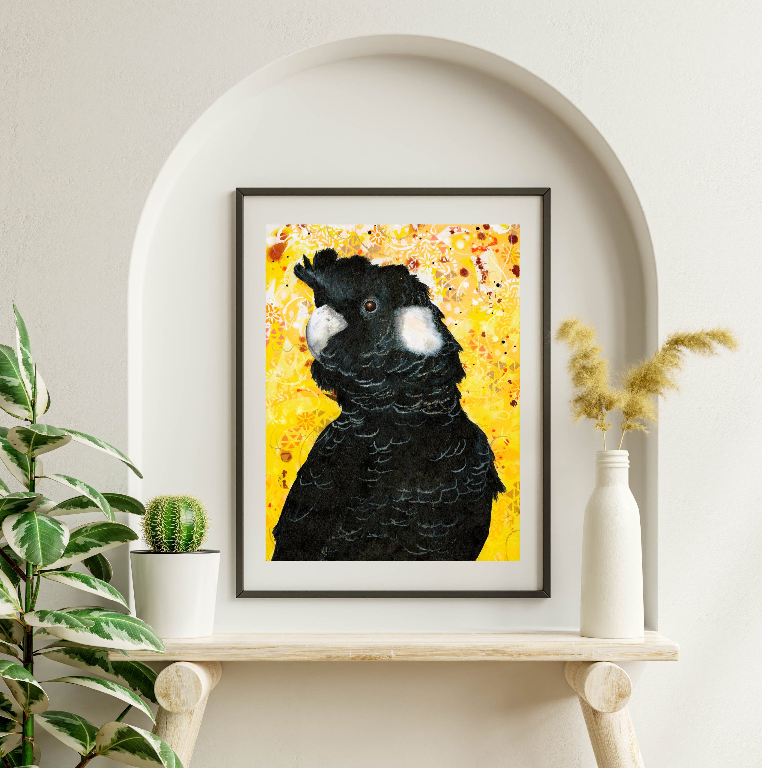 Black Cockatoo 2 In Frame