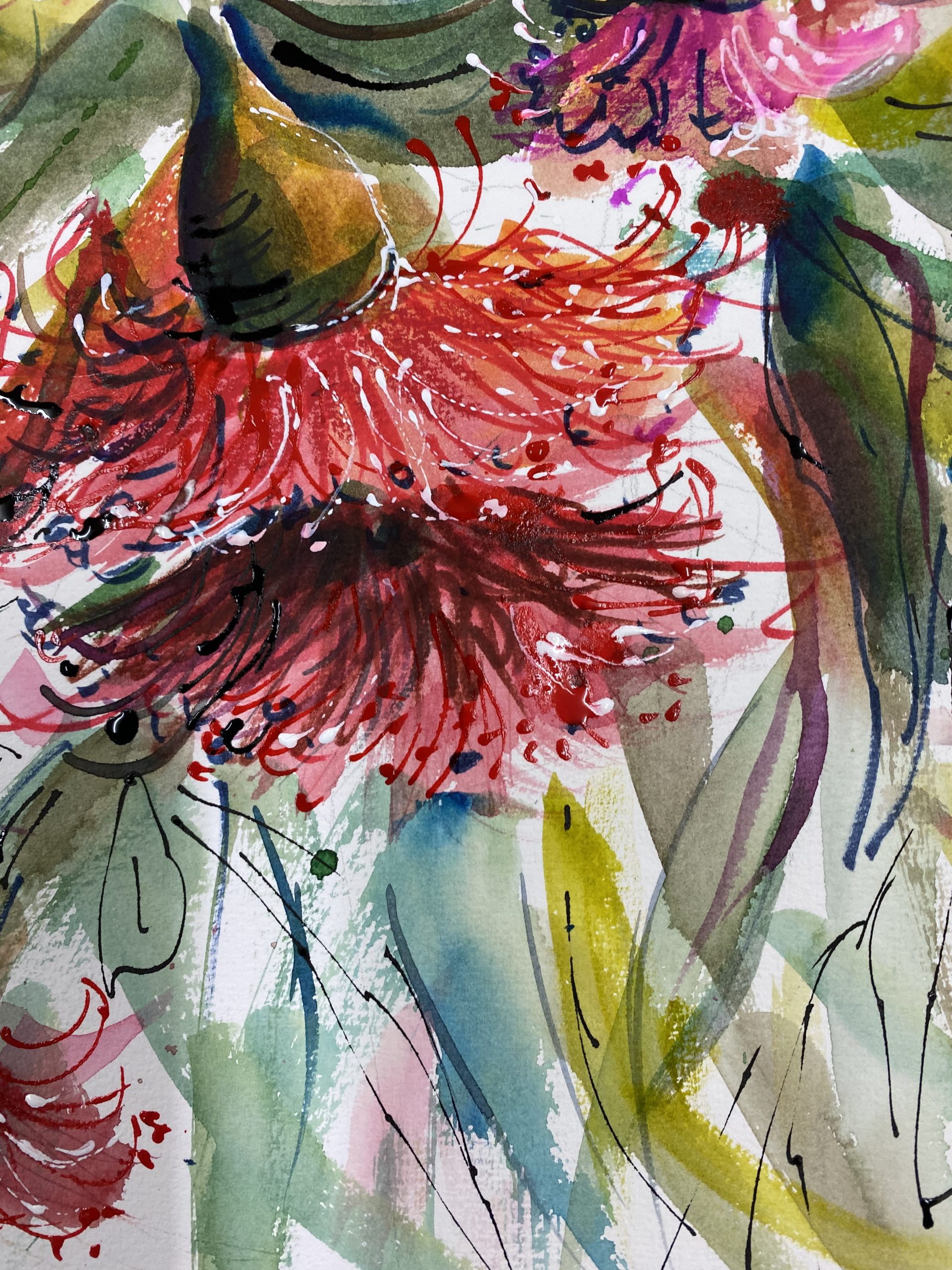 Red Gunmnut Blossoms #8 (1)