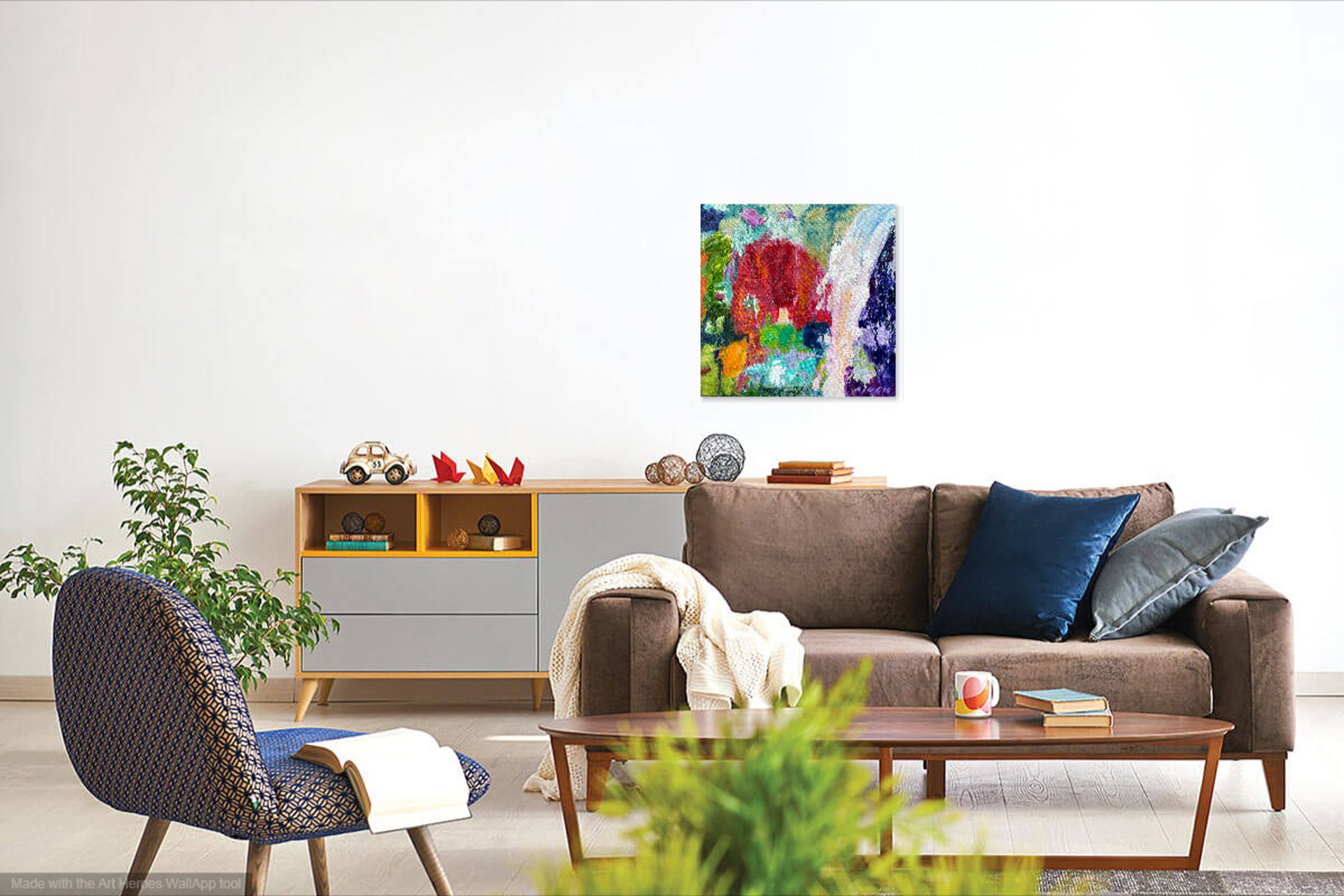 The Little Blue House Room View