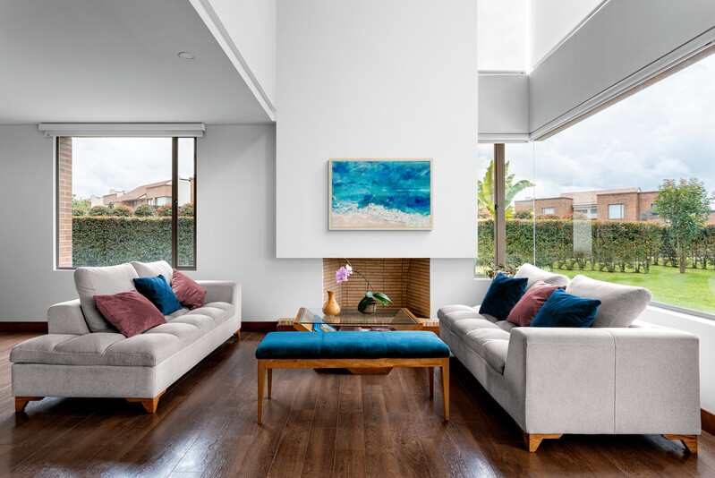 Comfy Living Room With Garden Views 2