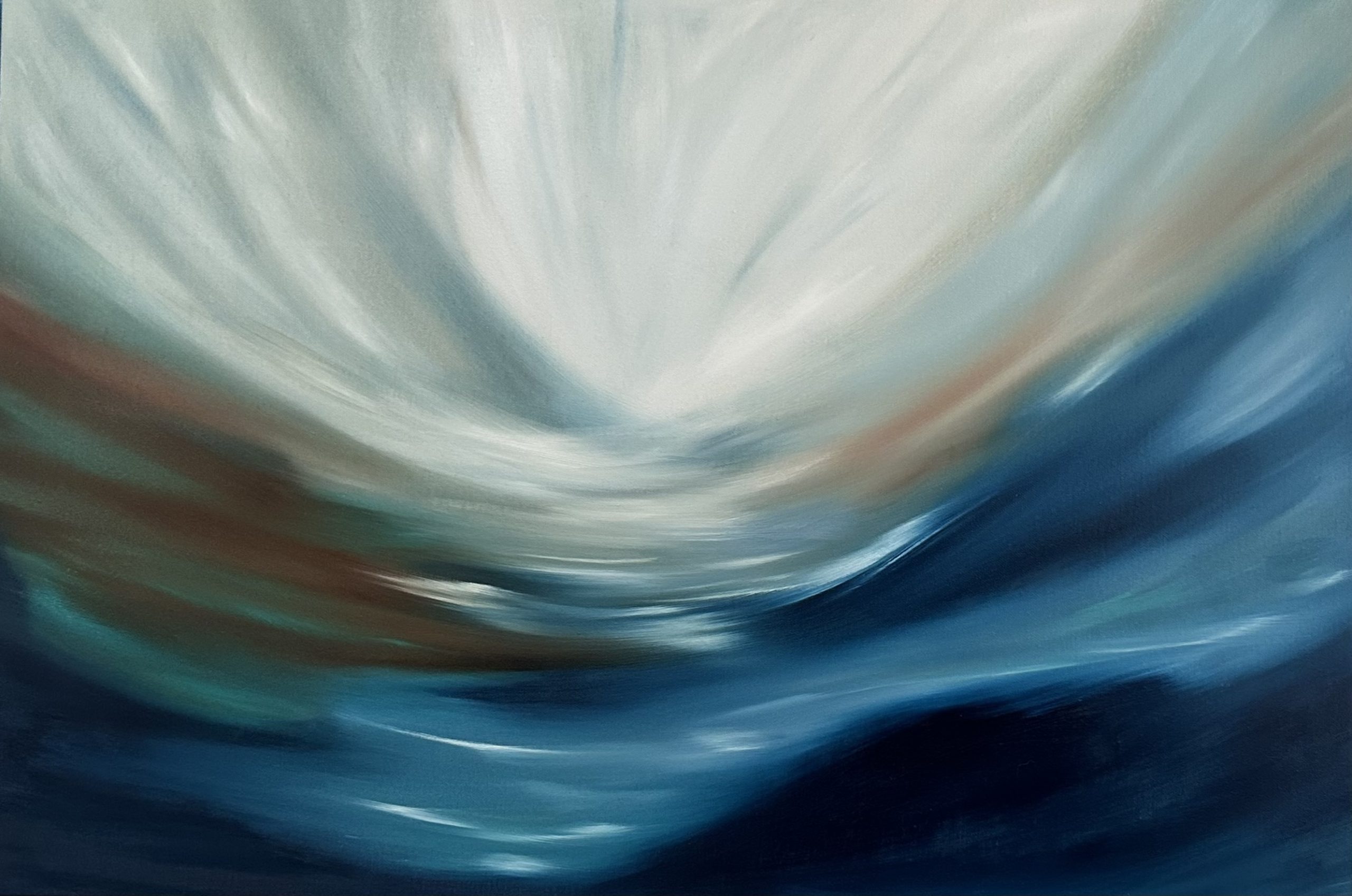 Alanah Jarvis Abstract Art Looking Out To The Distance