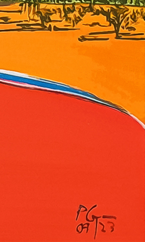 Outback Landscapes Roadside Solitude 1