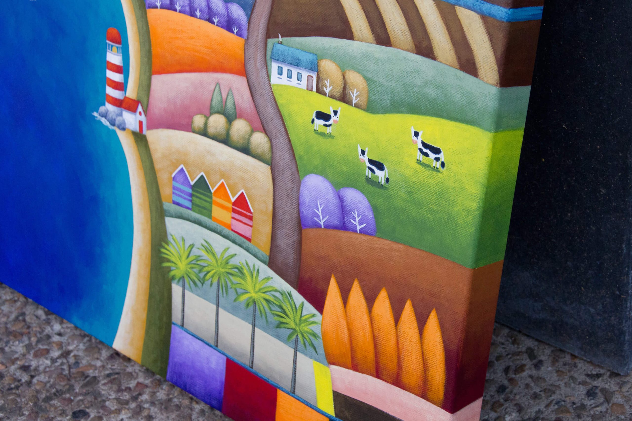 Lighthouse Bay 20x20 Side