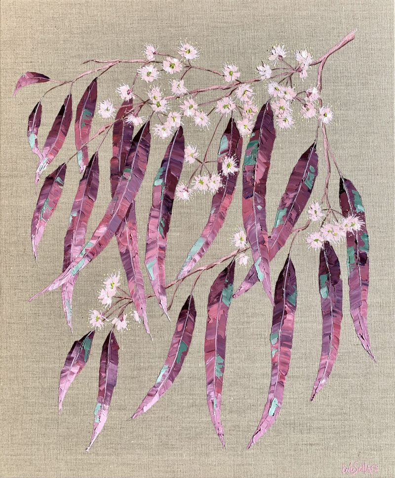 Gum Leaves, Earthy Purple and Pretty Pink