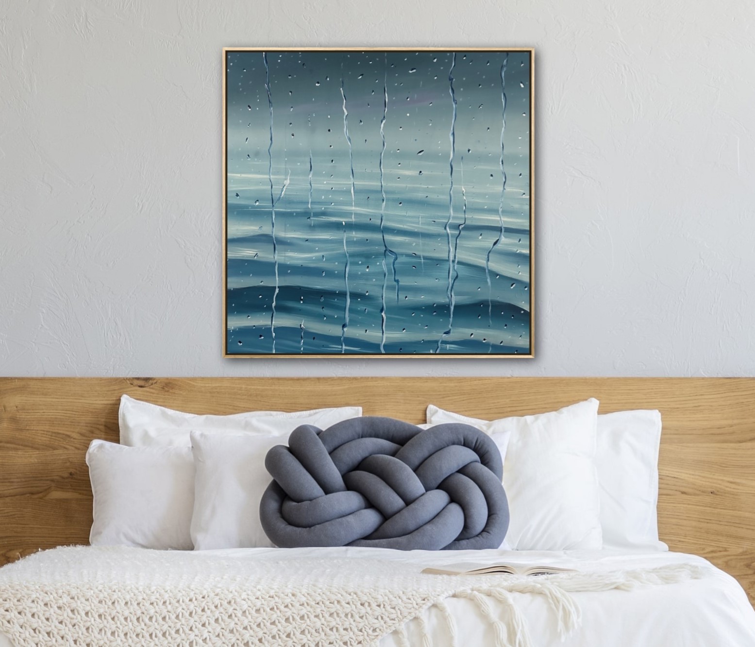 The Beach In The Rain Alanah Jarvis Ocean Art Bedroom Art
