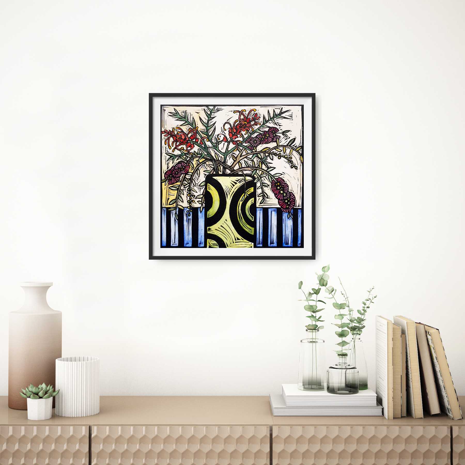 Retro Vase 2 By Nicola Cowie In Situ