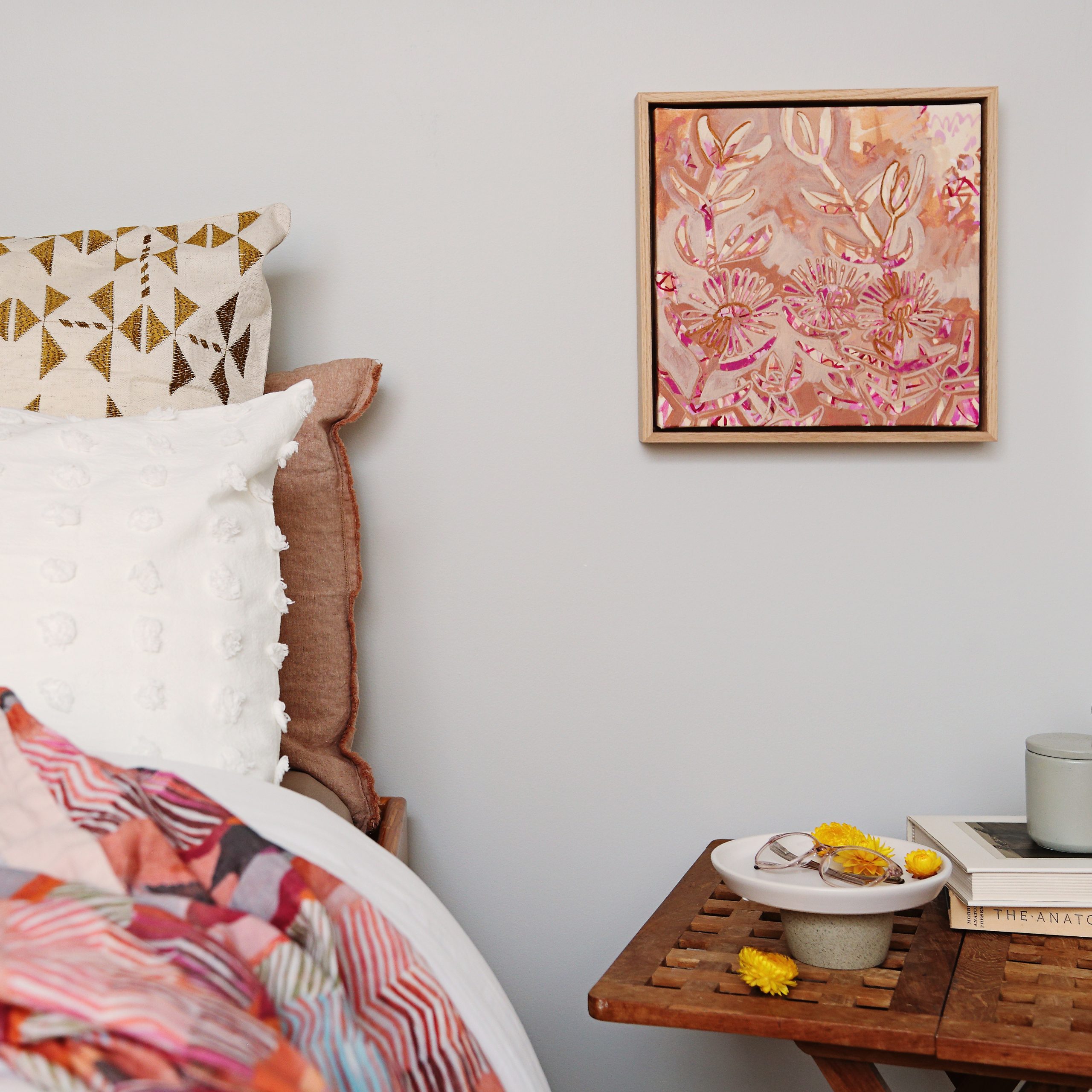 20 Pigface Moment I Smith & Brooks Art Abstract Landscape Floral Art Coastal Style Beach Interiors Ready To Hang Australian Art