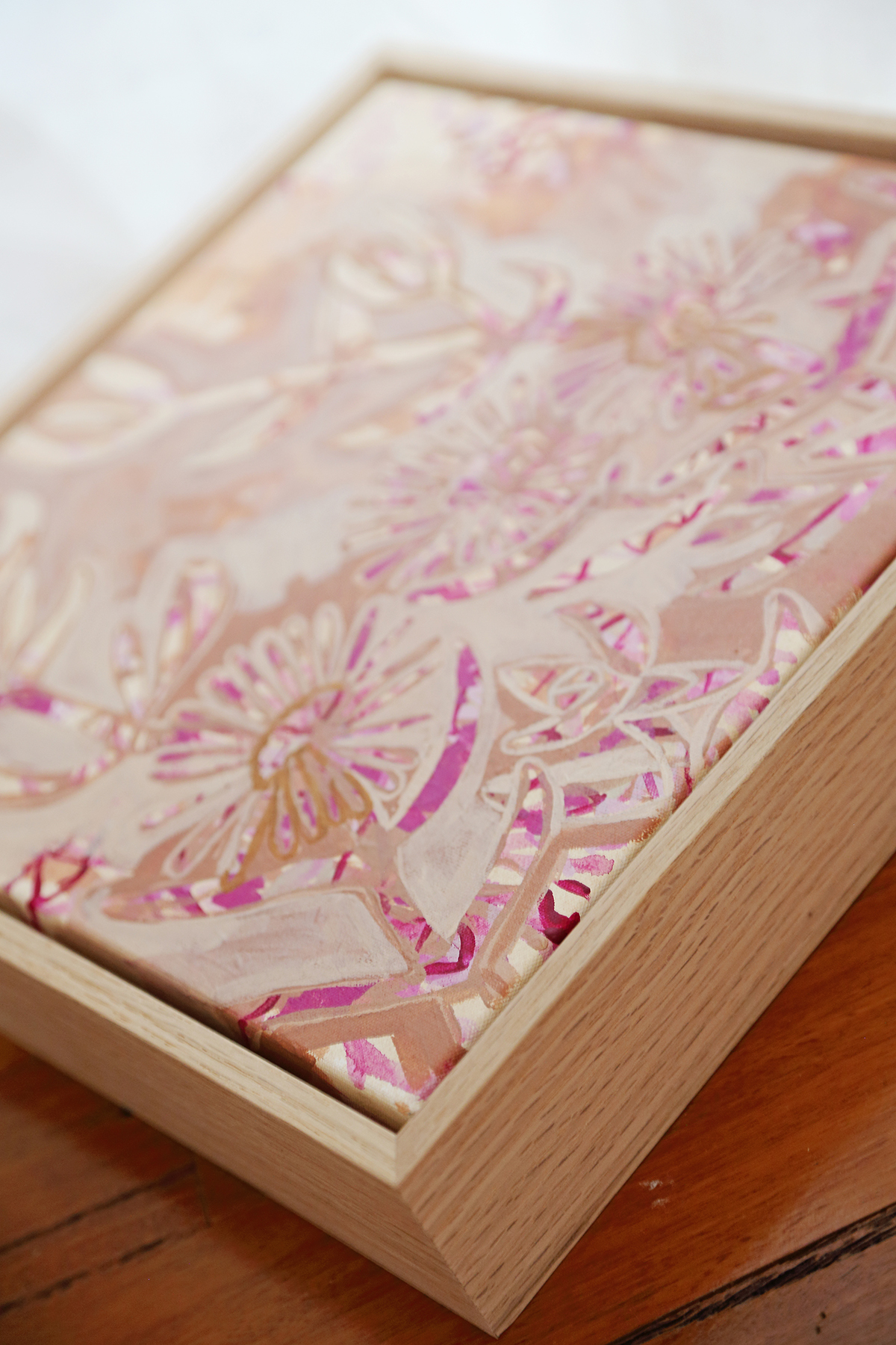 Lr 30 Pigface Moment I Smith & Brooks Art Abstract Landscape Floral Art Coastal Style Beach Interiors Ready To Hang Australian Art