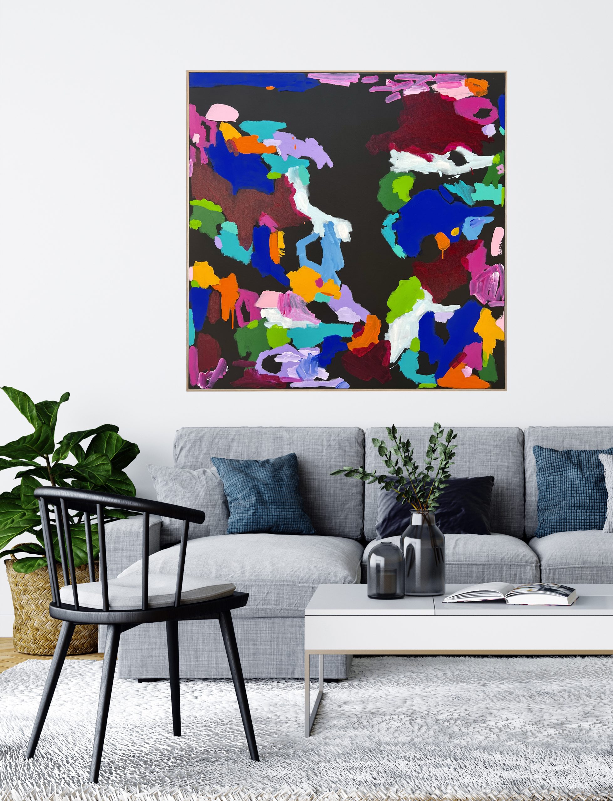 Connecting Rebecca Koerting Modern Abstract Insitu 1 Crop 