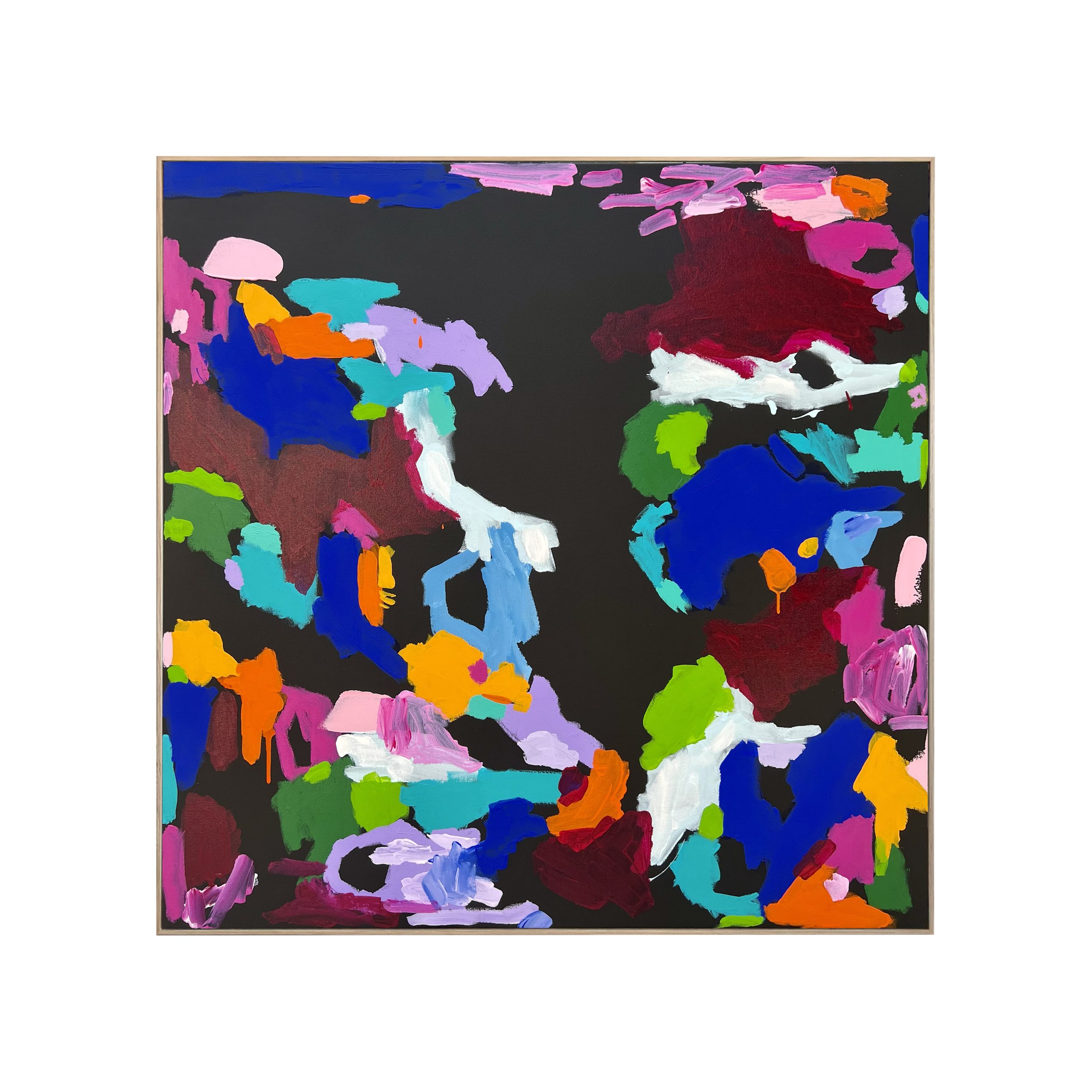 Connecting Rebecca Koerting Modern Abstract Frame