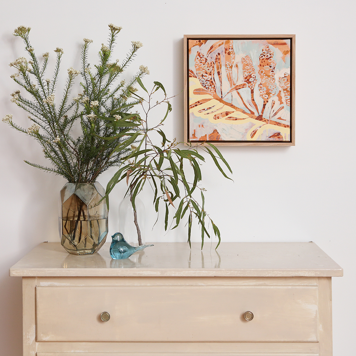 Lr 34 Coastal Banksia Muse I Smith & Brooks Art Abstract Landscape Floral Art Coastal Style Beach Interiors Ready To Hang Australian Art