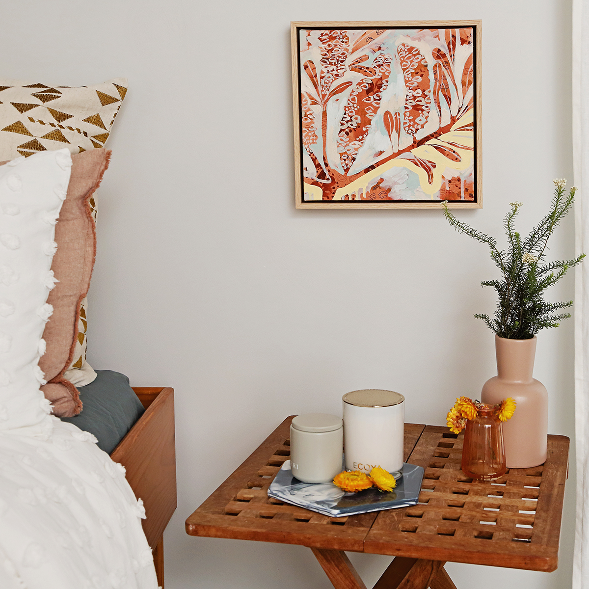 Lr 36 Coastal Banksia Muse Ii Smith & Brooks Art Abstract Landscape Floral Art Coastal Style Beach Interiors Ready To Hang Australian Art