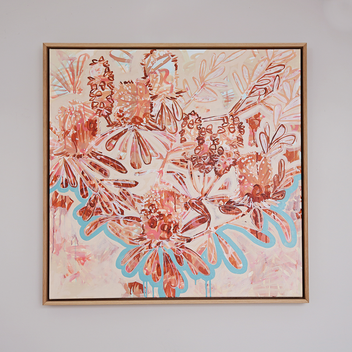 Lr 10 Coastal Banksia Form I Smith & Brooks Art Abstract Landscape Floral Art Coastal Style Beach Interiors Ready To Hang Australian Art