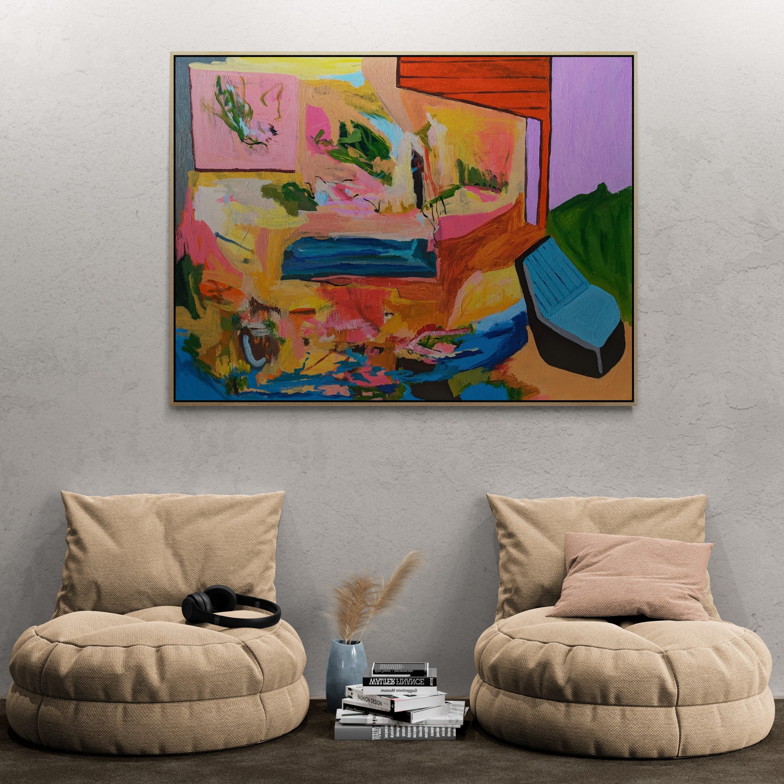 Relaxing Room With Bean Bag Chairs (2)