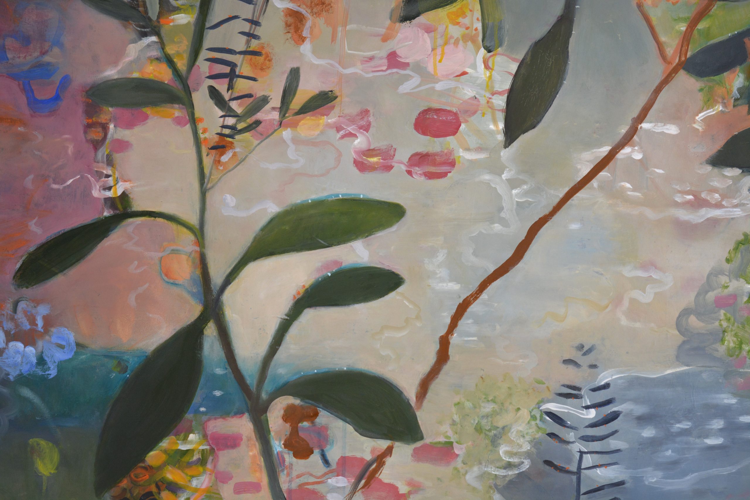 Diannesmith Artloversaustralia Detail Streamrhythms Oilpaintig