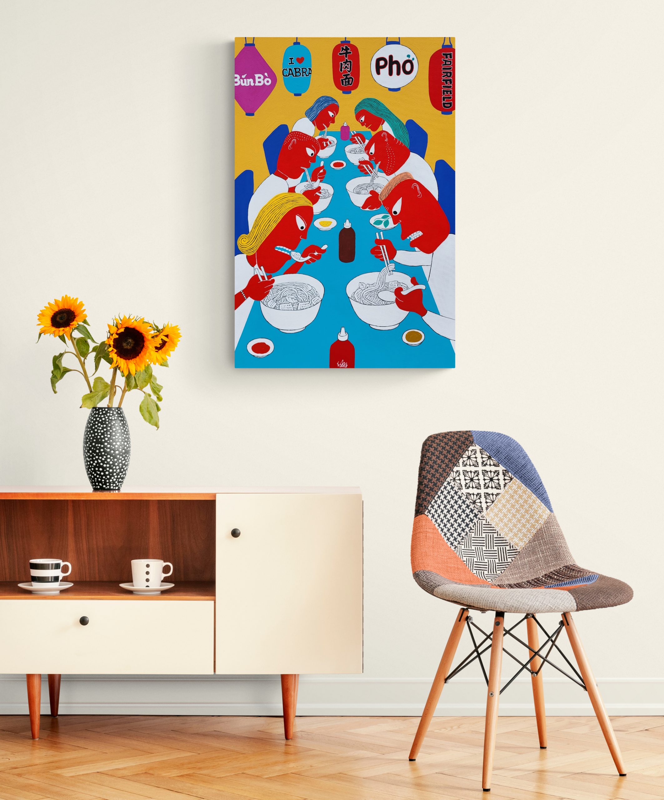 The Pho Eaters 2023 Room Mockup