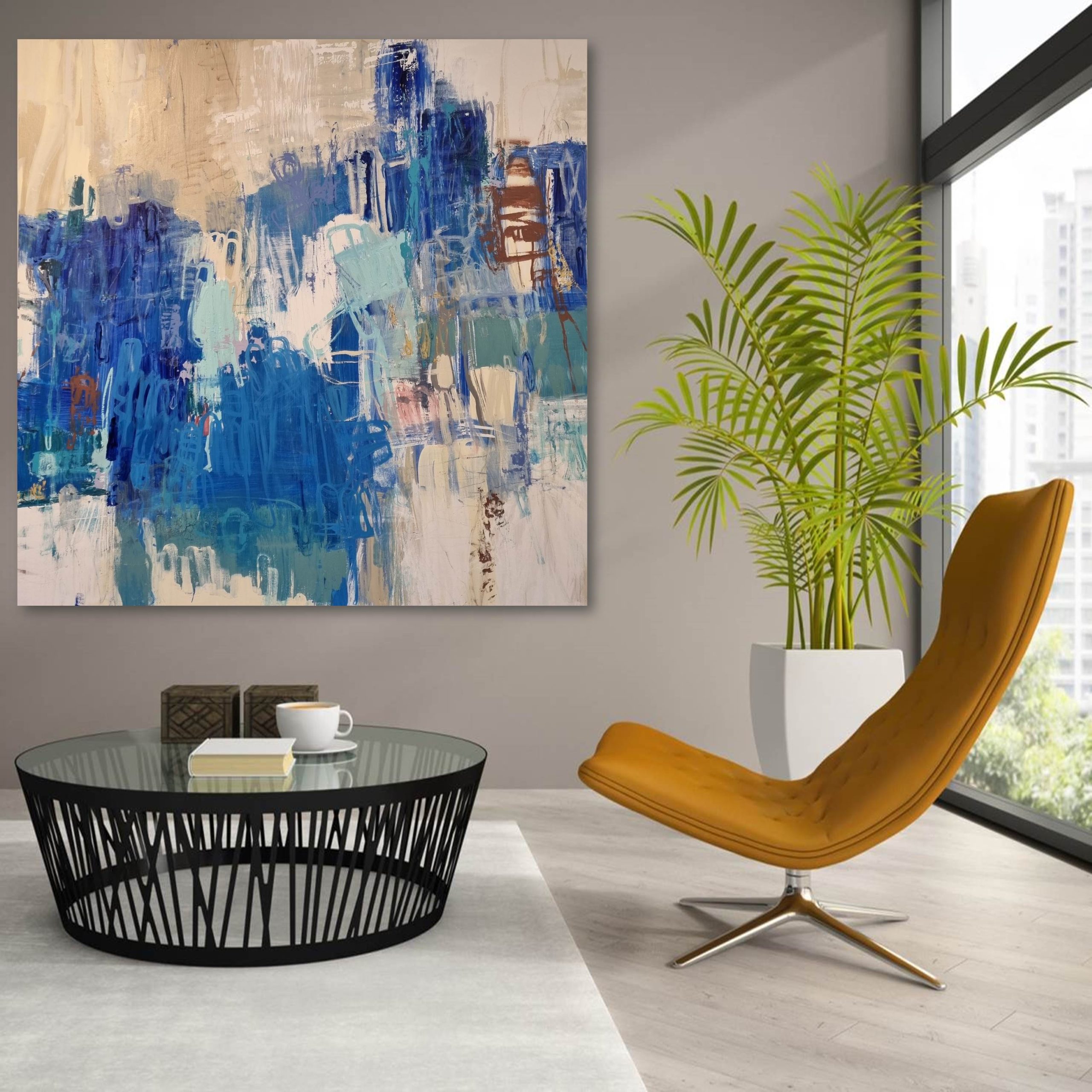 By The Water High Rise Mustard Chair