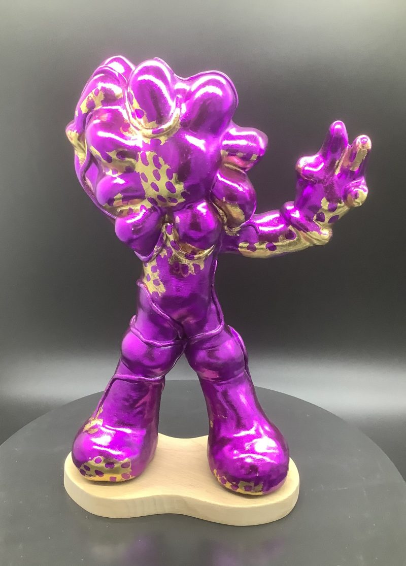 Flower Power Girl Sculpture